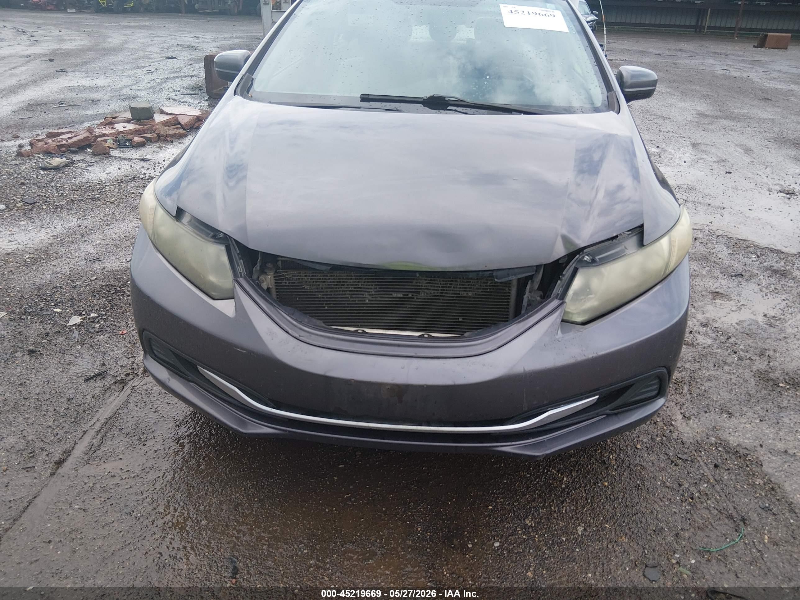 2014 Honda Civic Hf Gray vin: 2HGFB2F66EH541568