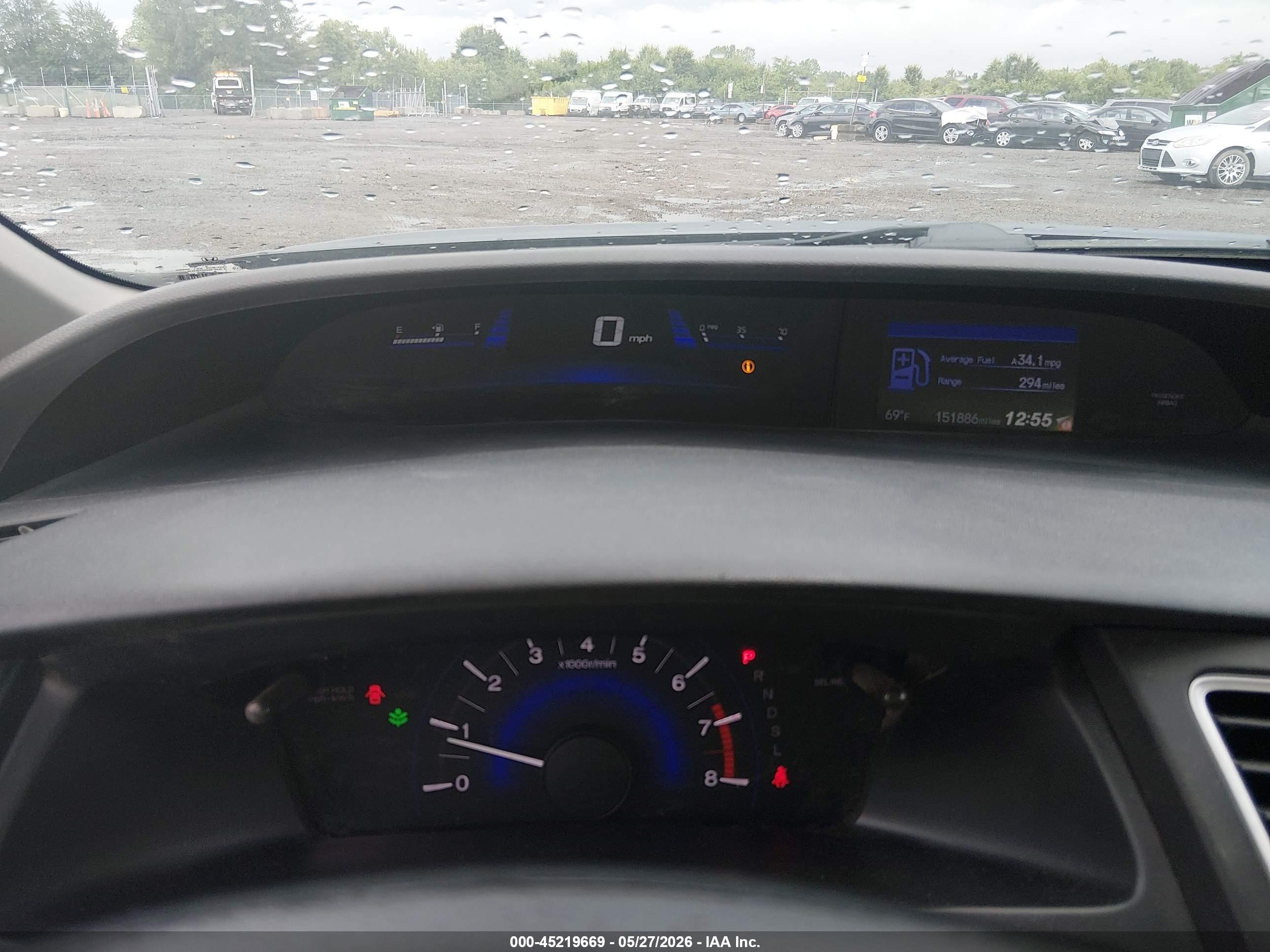 2014 Honda Civic Hf Gray vin: 2HGFB2F66EH541568