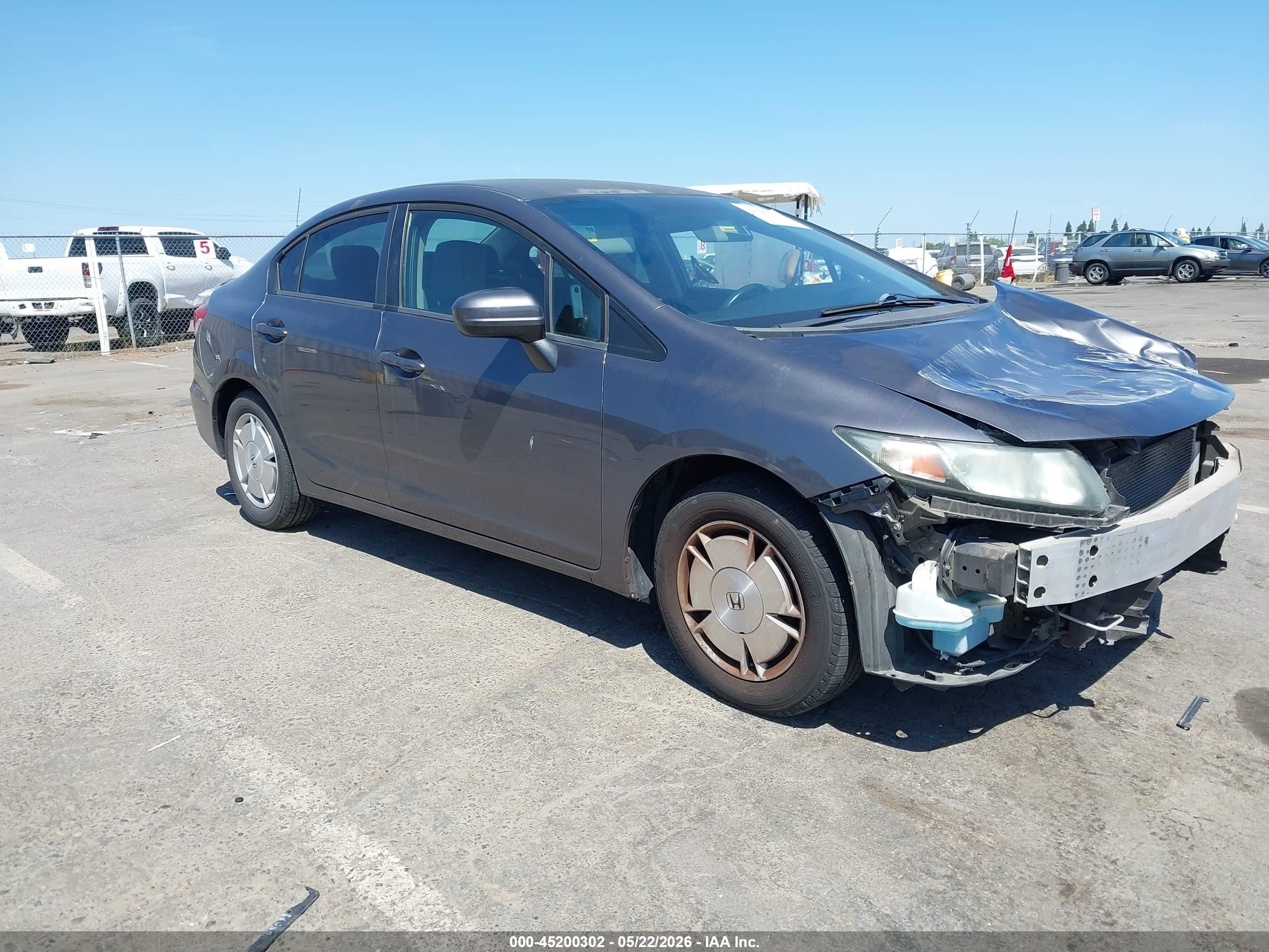2014 Honda Civic Hf Серый vin: 2HGFB2F66EH544423