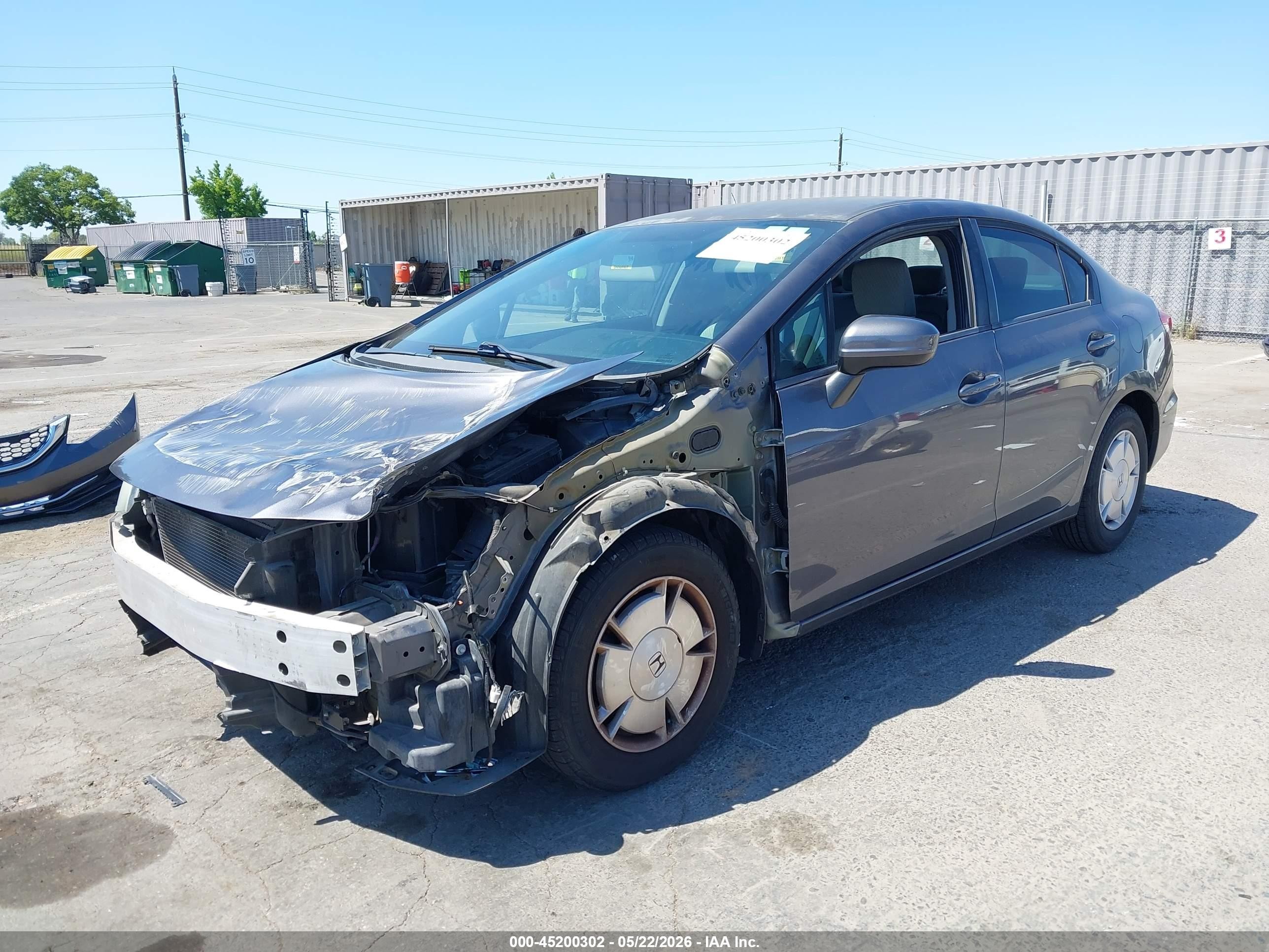 2014 Honda Civic Hf Gray vin: 2HGFB2F66EH544423