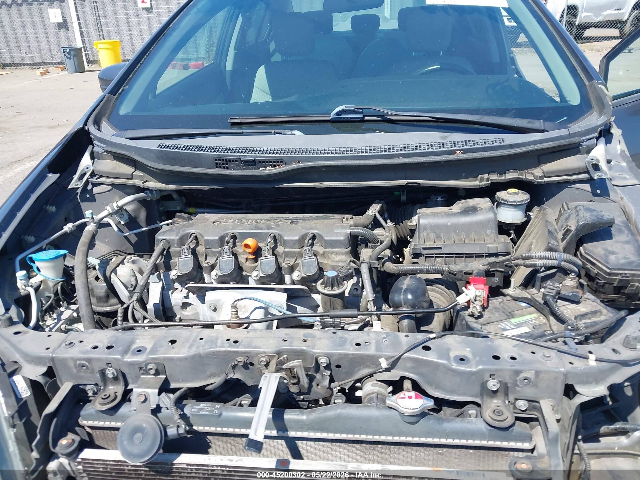 2014 Honda Civic Hf Gray vin: 2HGFB2F66EH544423