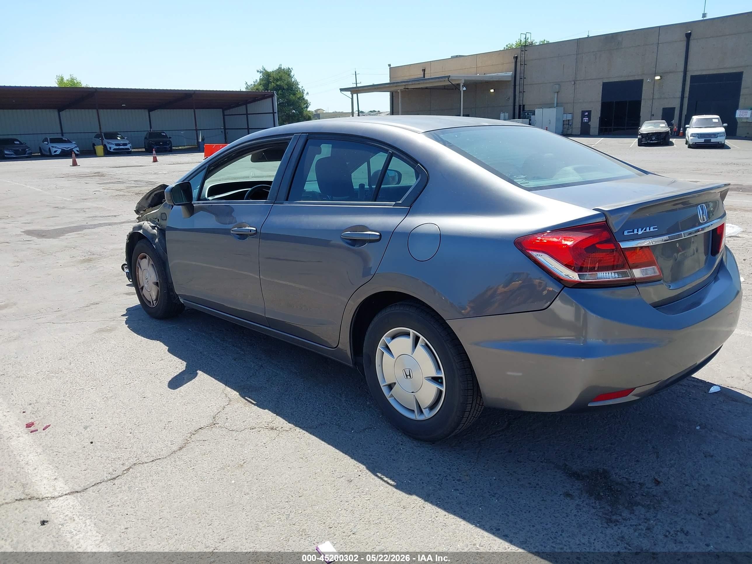 2014 Honda Civic Hf Gray vin: 2HGFB2F66EH544423