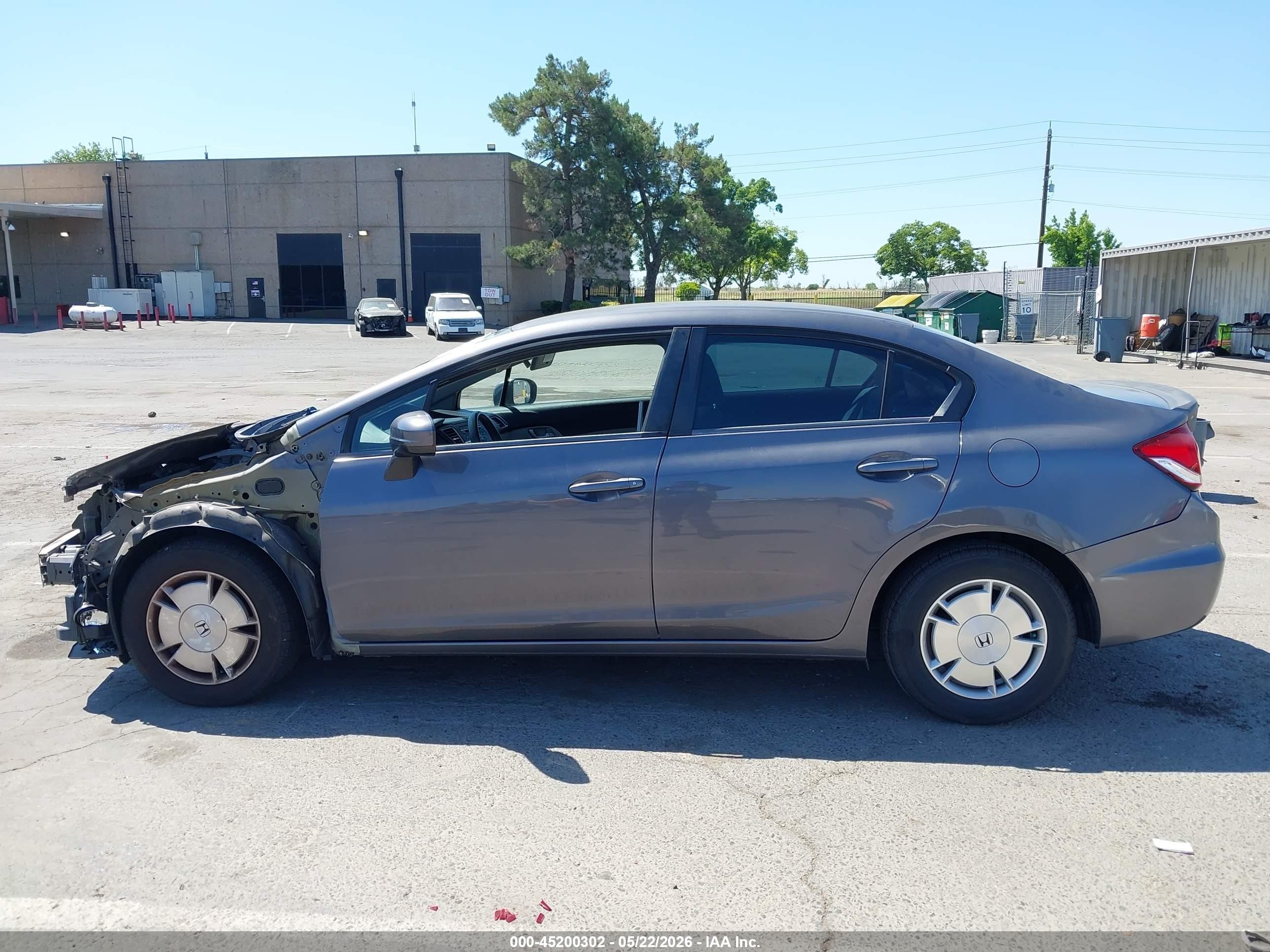 2014 Honda Civic Hf Gray vin: 2HGFB2F66EH544423