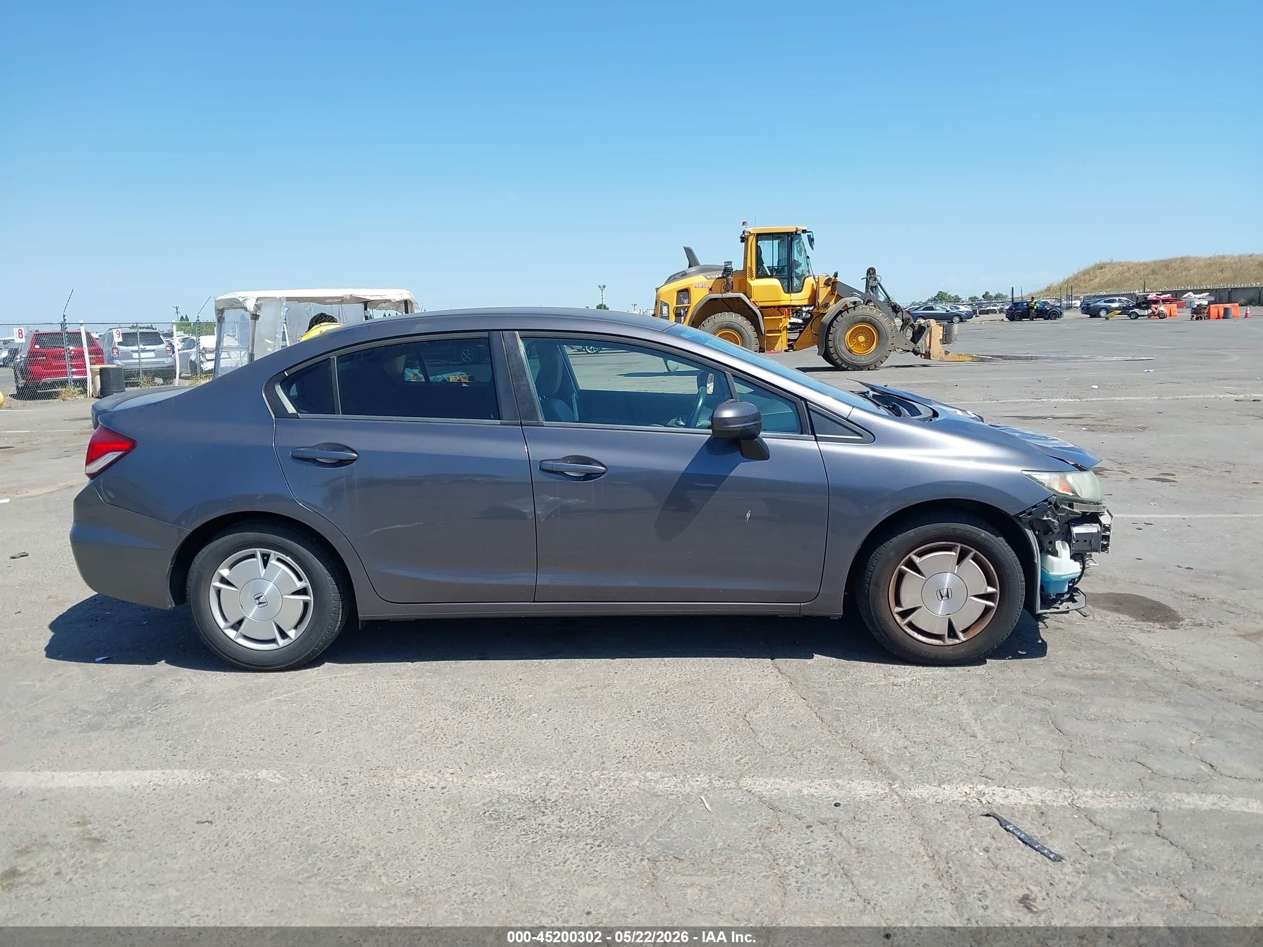 2014 Honda Civic Hf Gray vin: 2HGFB2F66EH544423