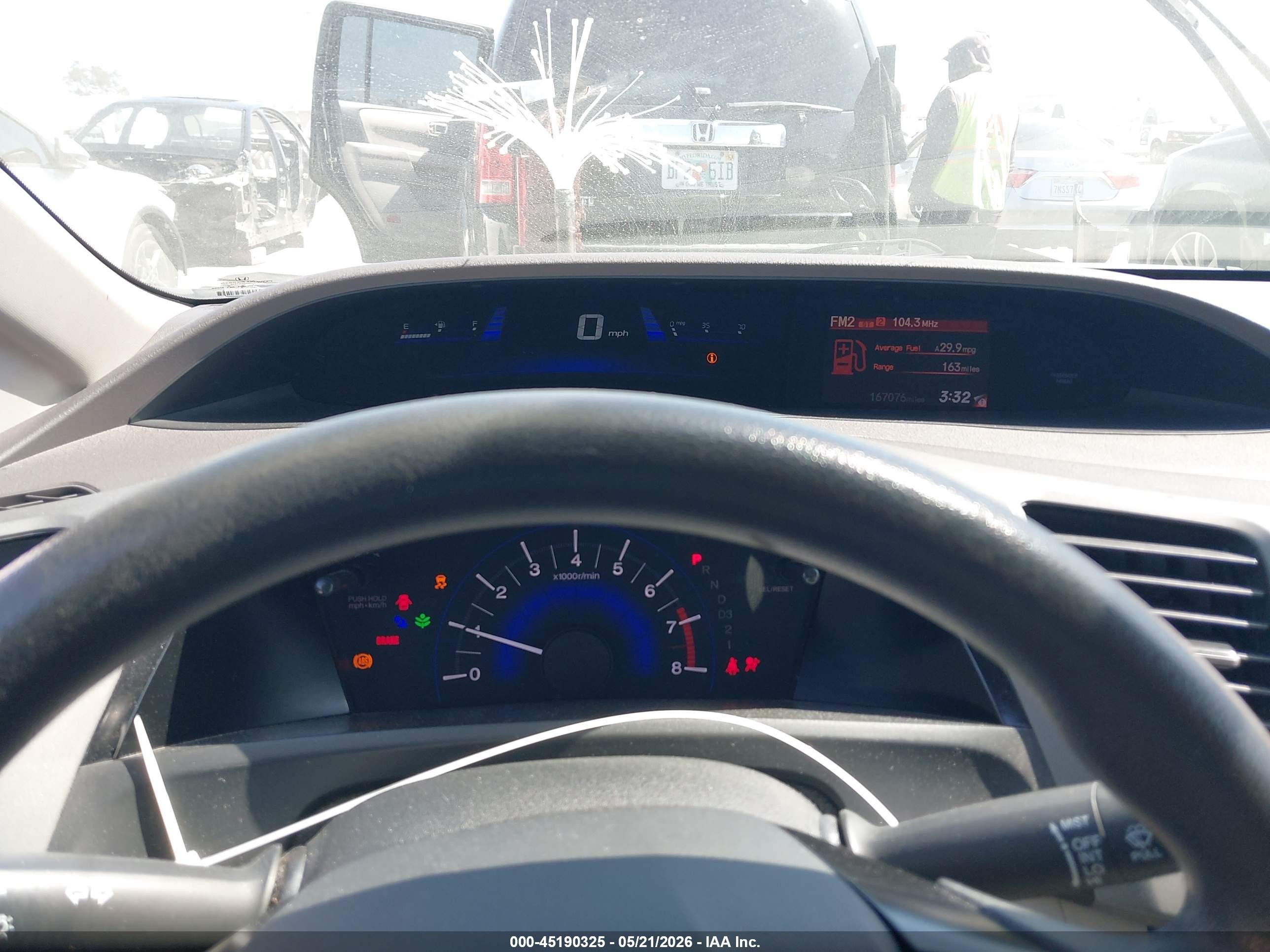 2012 Honda Civic Hf Gray vin: 2HGFB2F67CH549014
