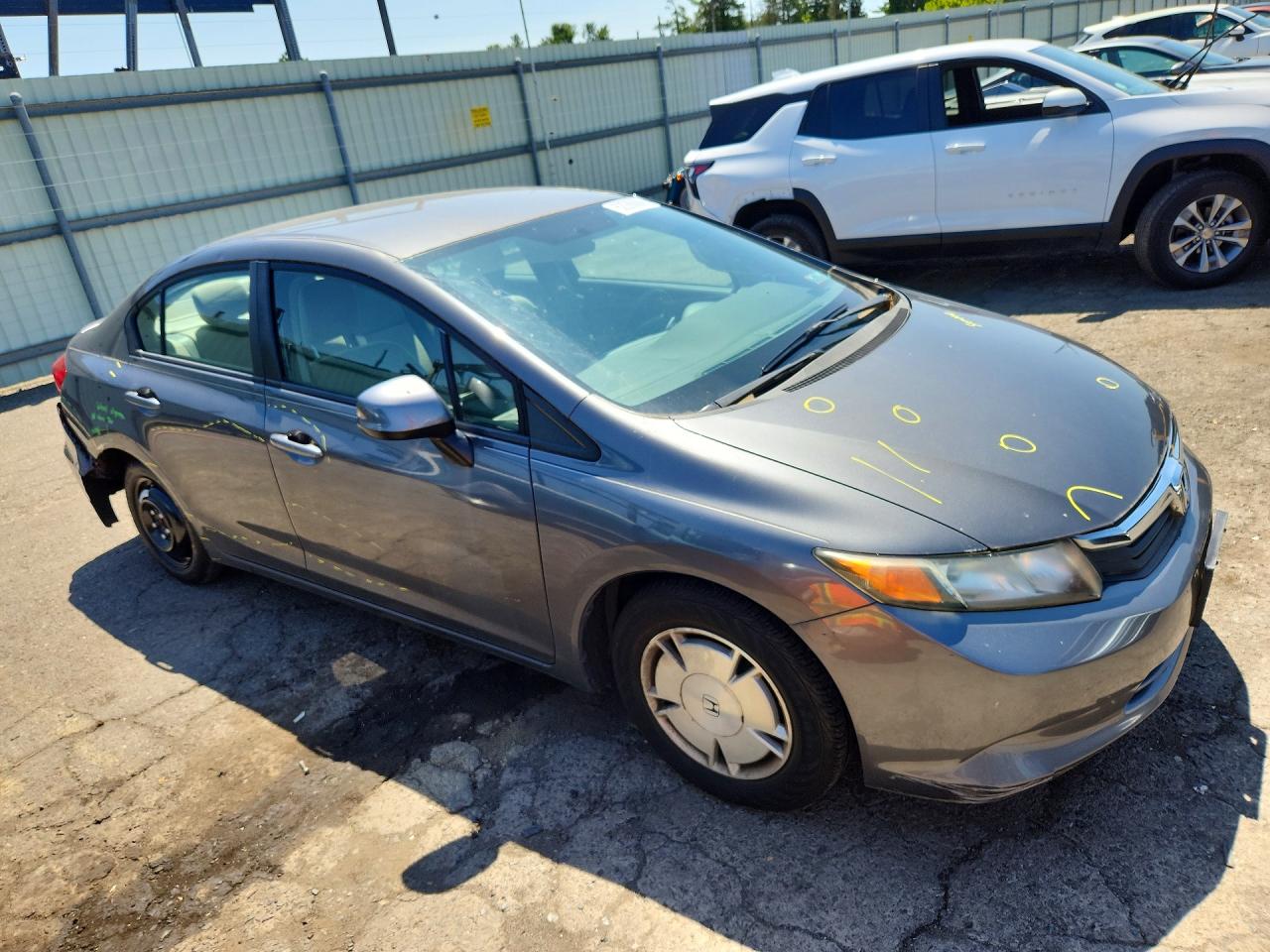 2012 Honda Civic Hf Gray vin: 2HGFB2F67CH553595