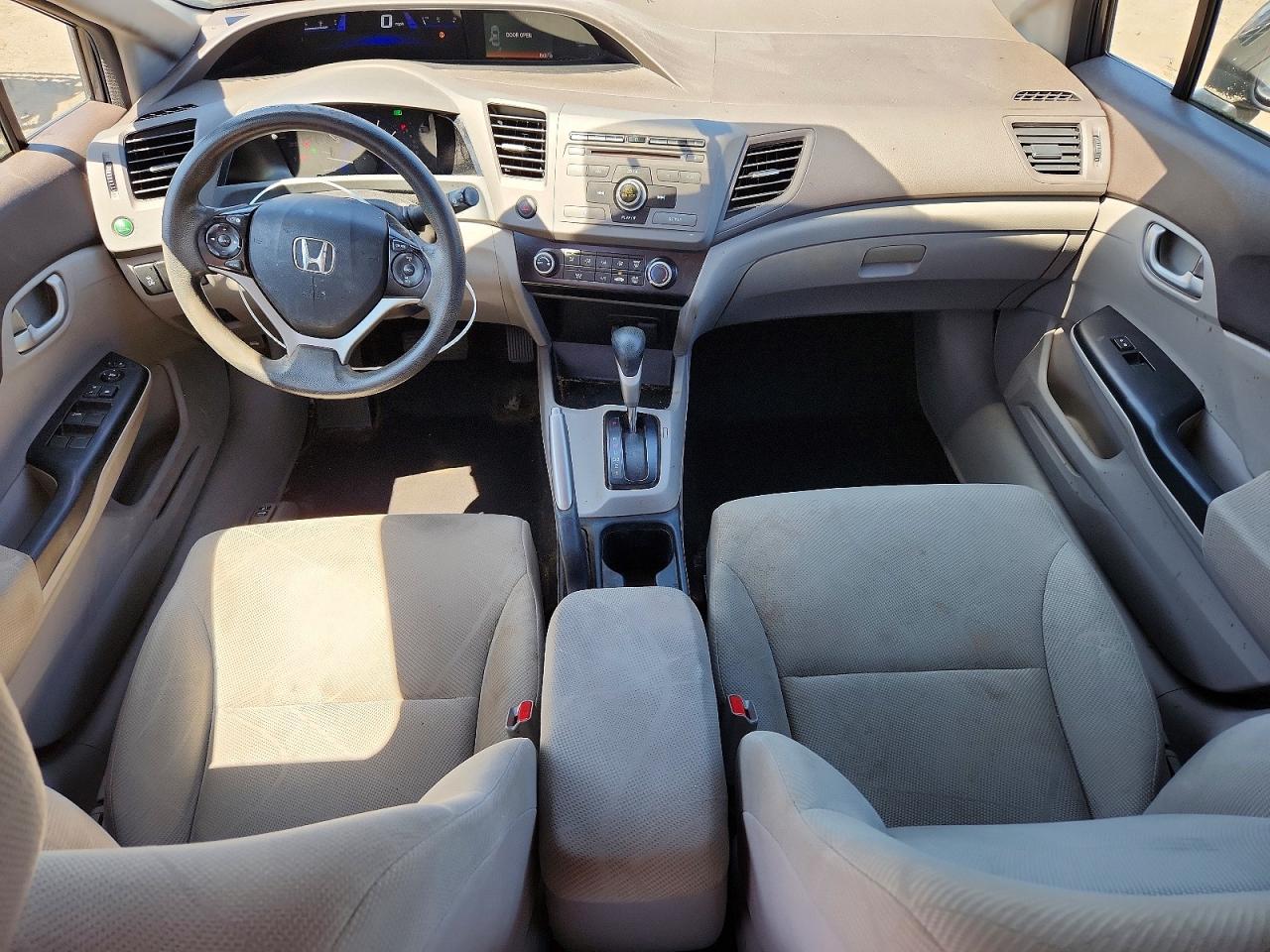 2012 Honda Civic Hf Gray vin: 2HGFB2F67CH553595
