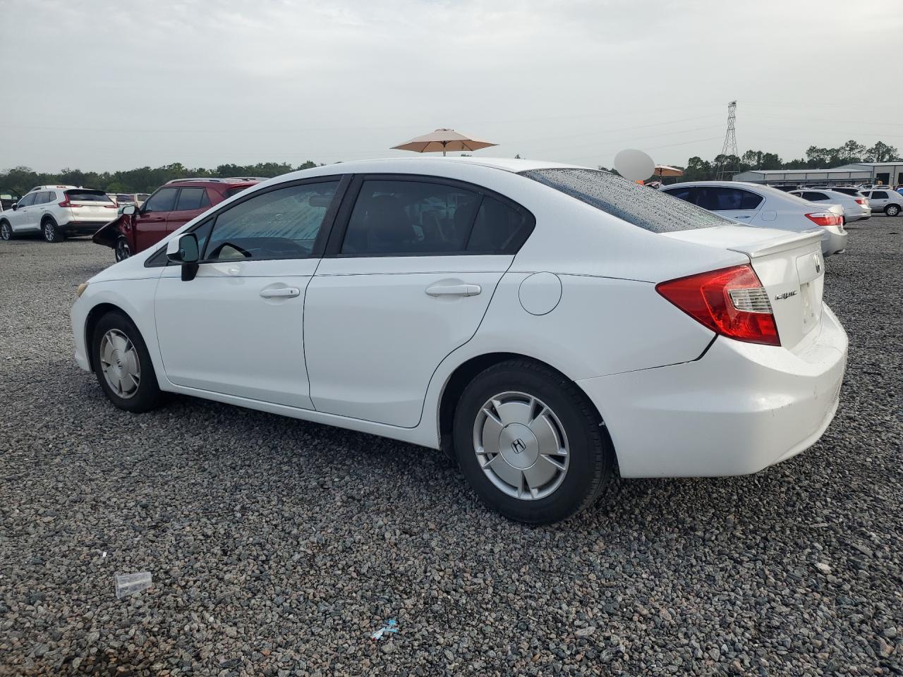 2012 Honda Civic Hf Белый vin: 2HGFB2F67CH554858