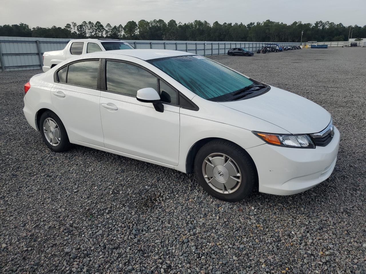 2012 Honda Civic Hf Белый vin: 2HGFB2F67CH554858