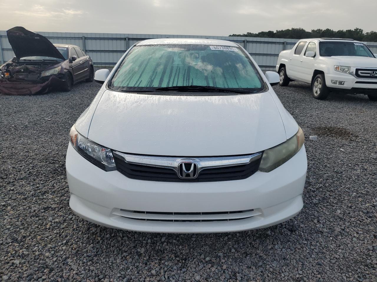 2012 Honda Civic Hf Белый vin: 2HGFB2F67CH554858