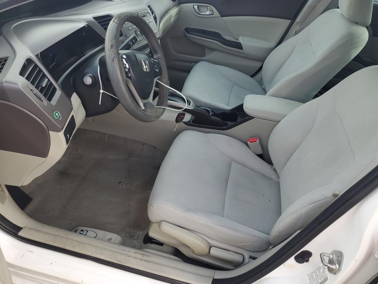 2012 Honda Civic Hf Белый vin: 2HGFB2F67CH554858
