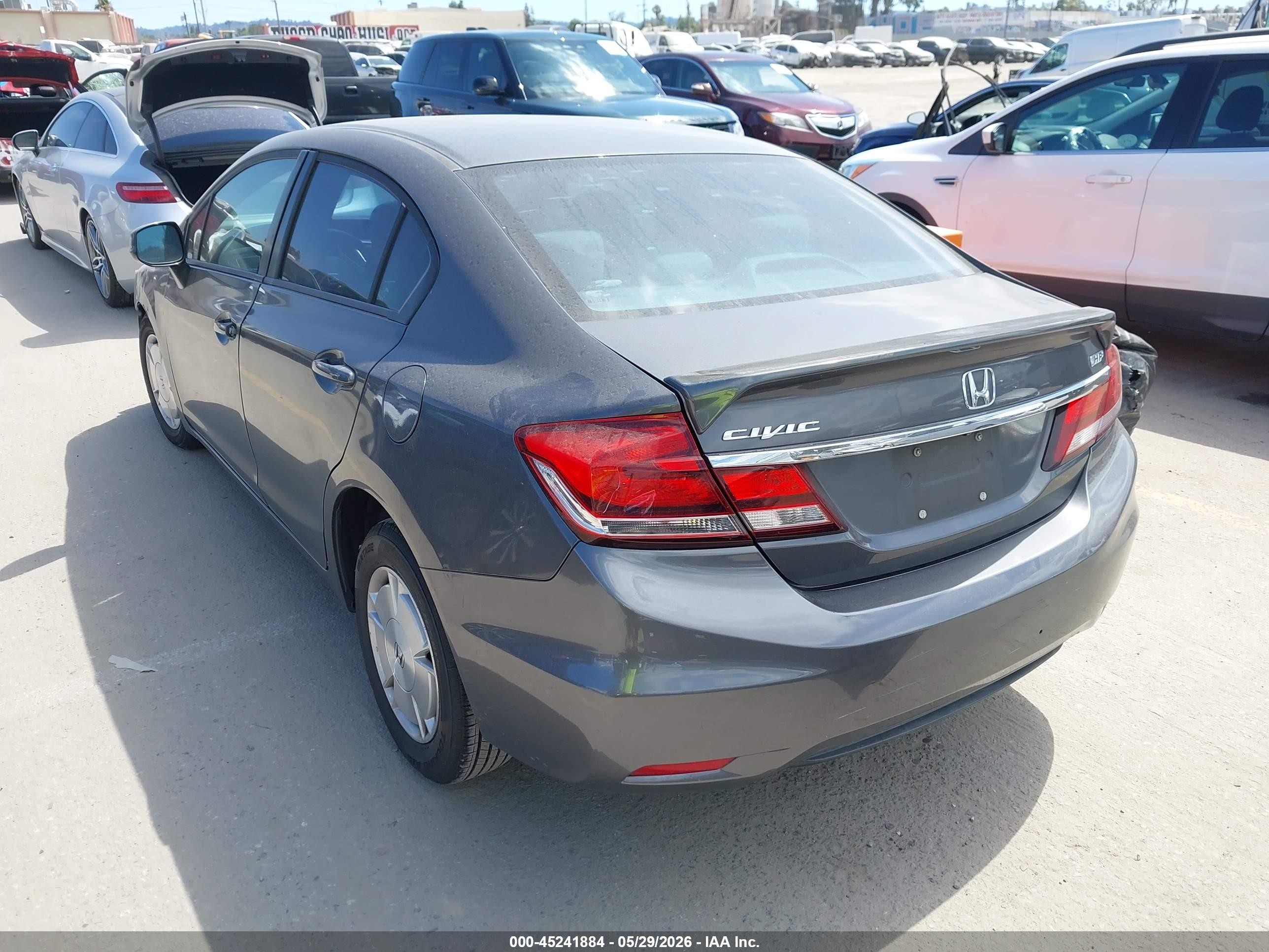 2013 Honda Civic Hf Gray vin: 2HGFB2F67DH540704