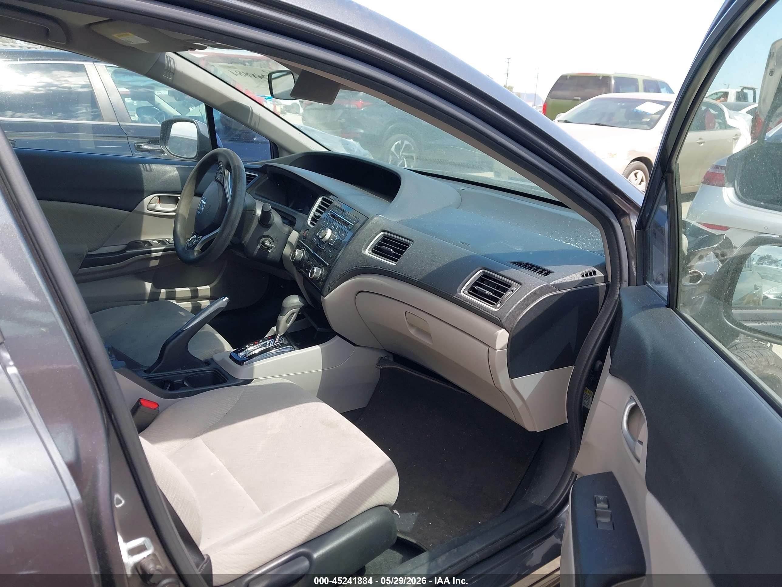 2013 Honda Civic Hf Gray vin: 2HGFB2F67DH540704