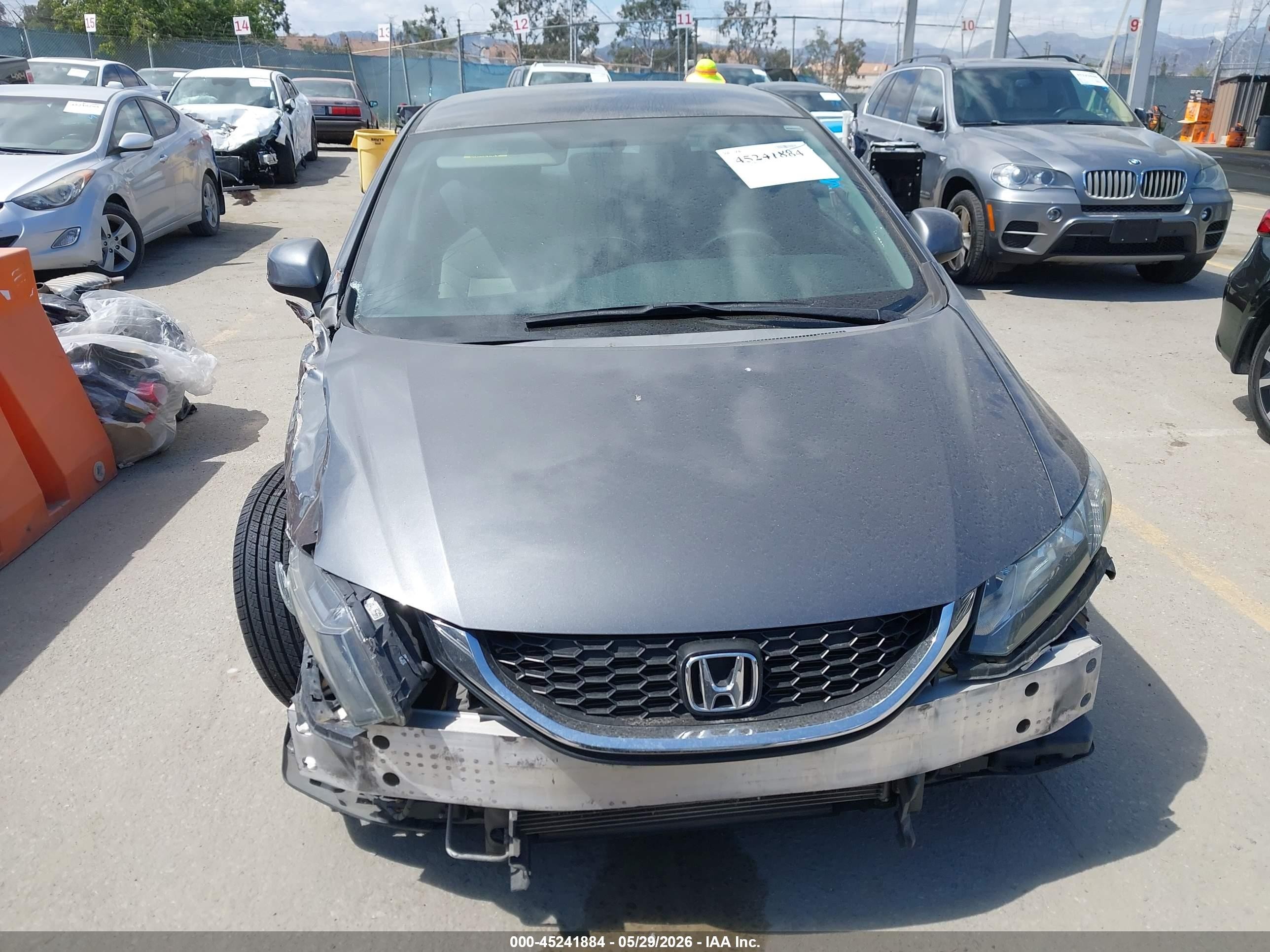 2013 Honda Civic Hf Gray vin: 2HGFB2F67DH540704