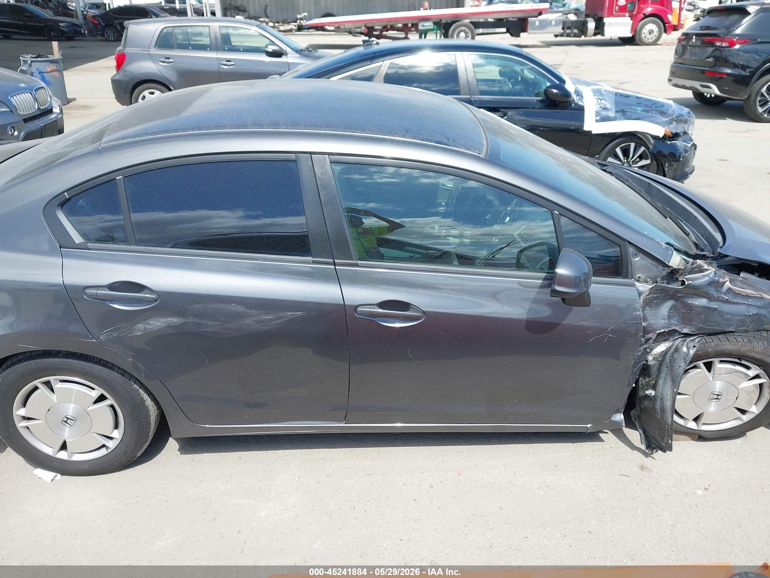 2013 Honda Civic Hf Gray vin: 2HGFB2F67DH540704