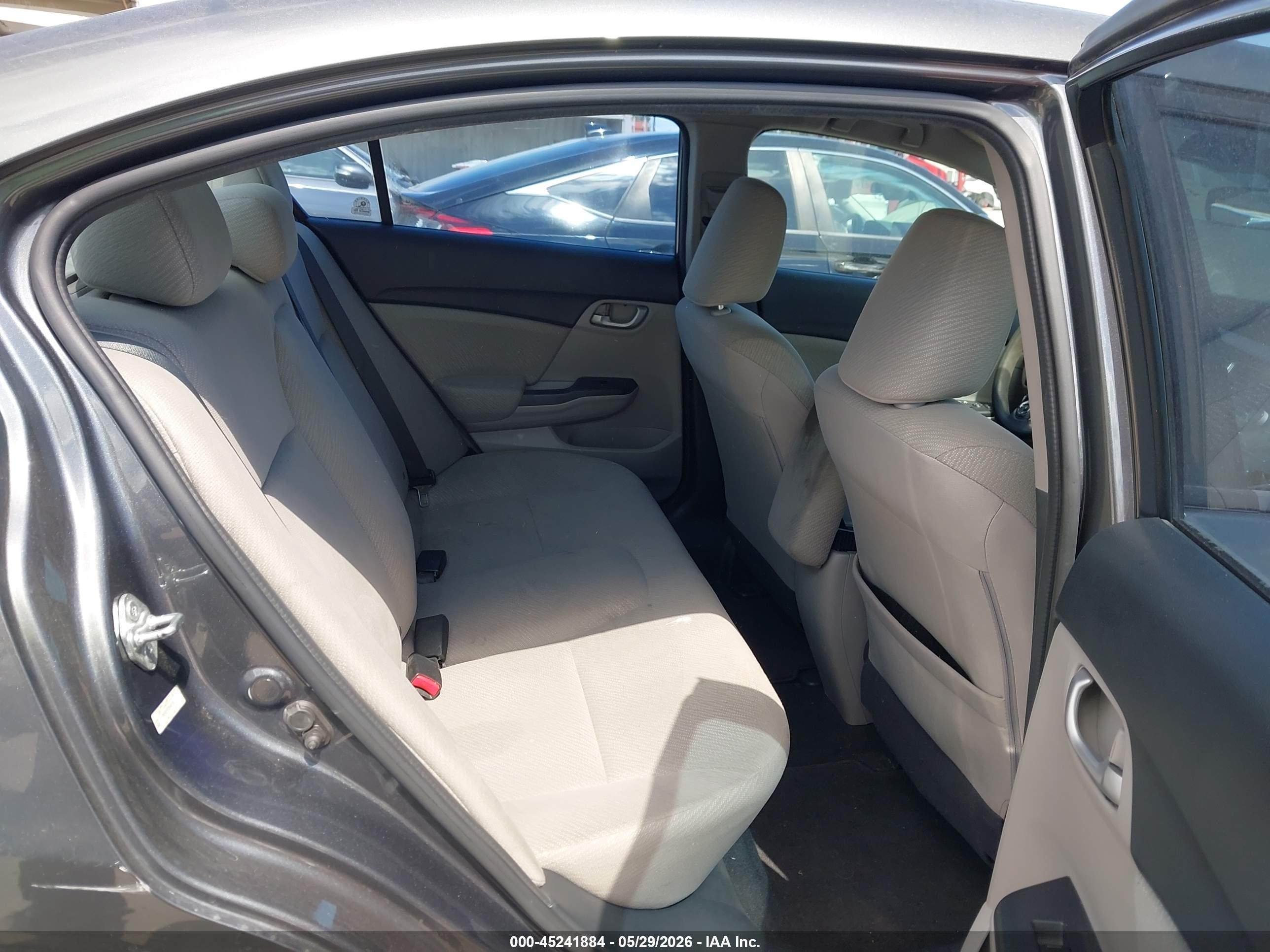 2013 Honda Civic Hf Gray vin: 2HGFB2F67DH540704