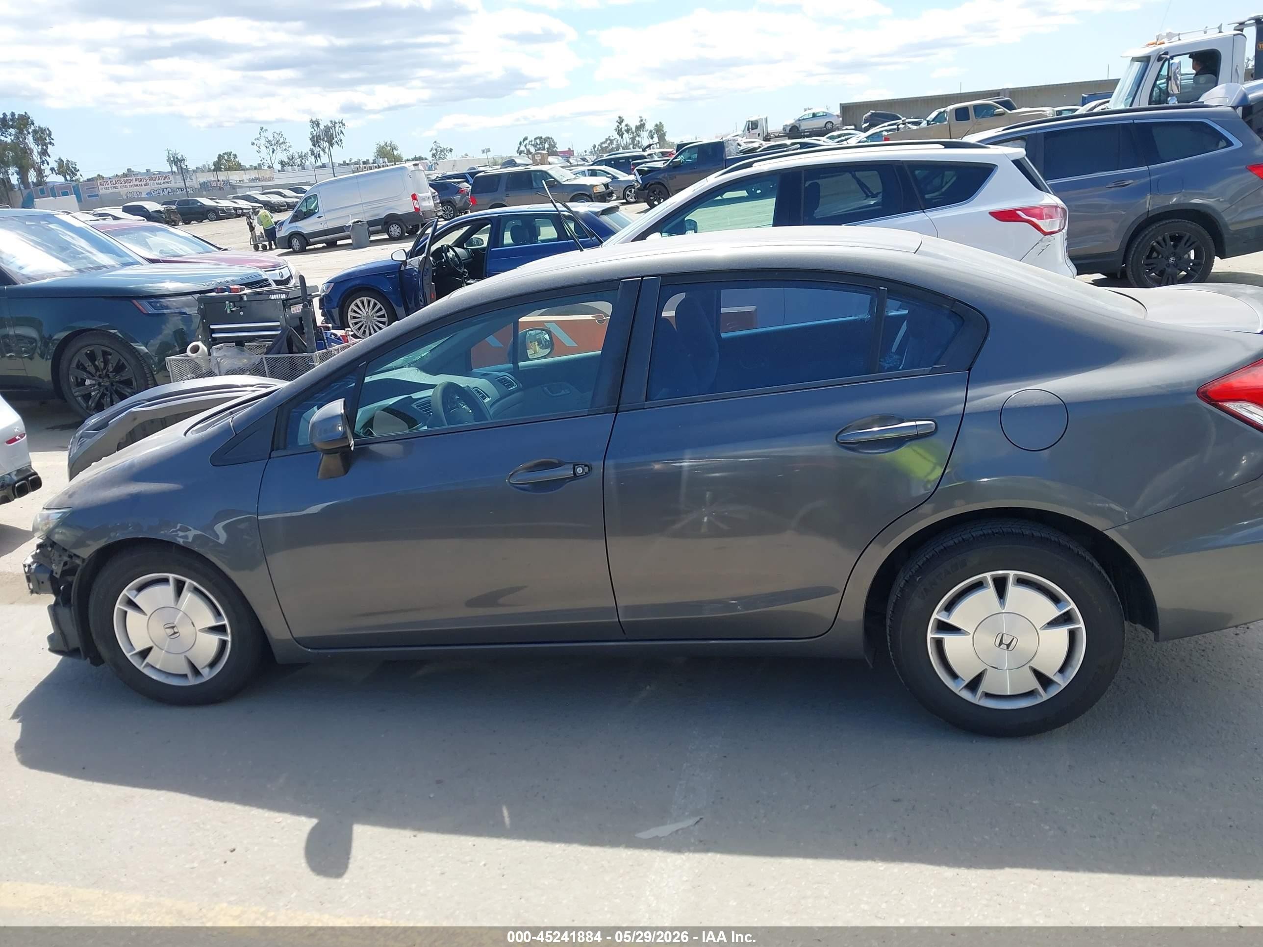 2013 Honda Civic Hf Gray vin: 2HGFB2F67DH540704