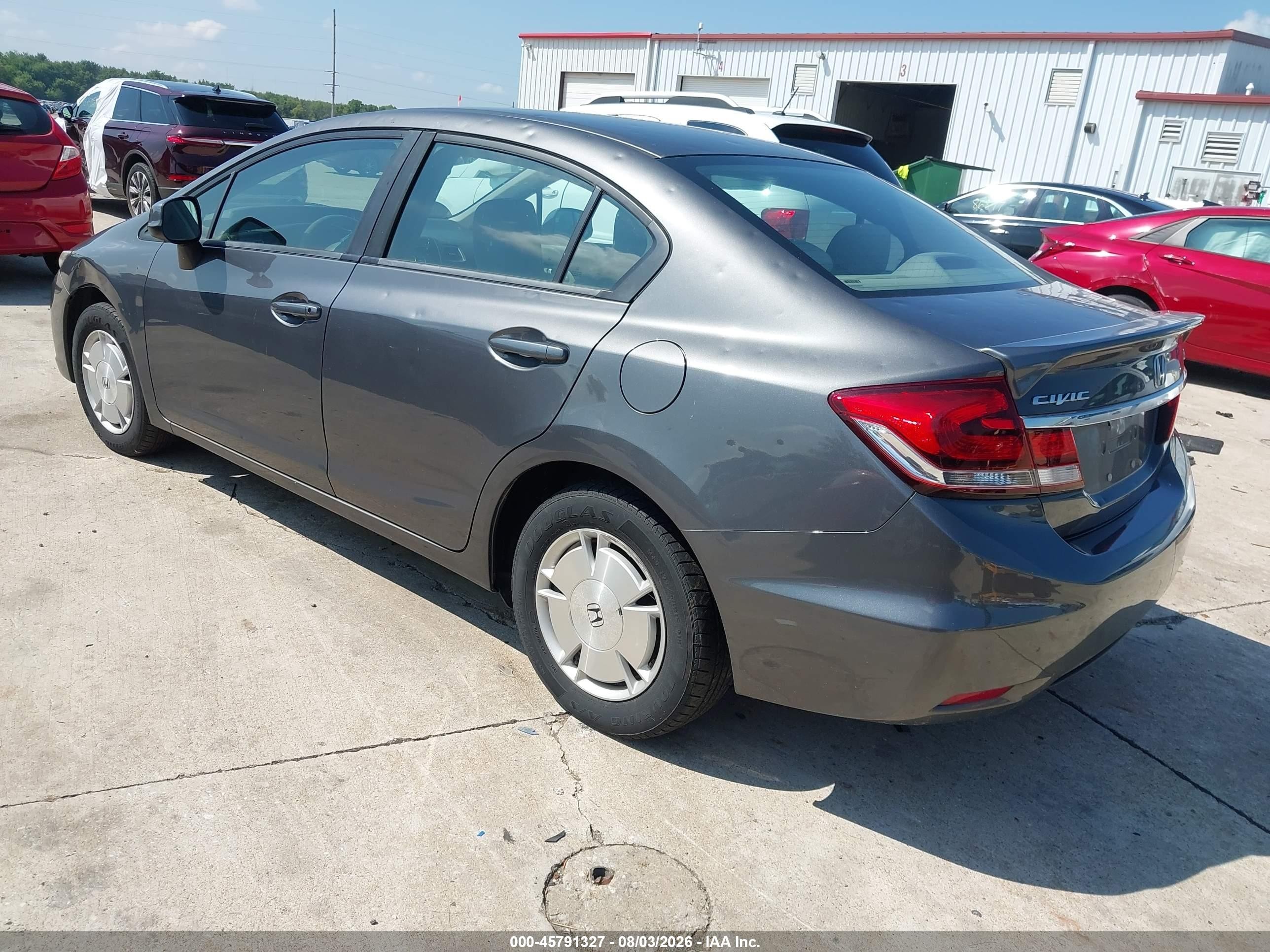 2013 Honda Civic Hf Серый vin: 2HGFB2F67DH593807