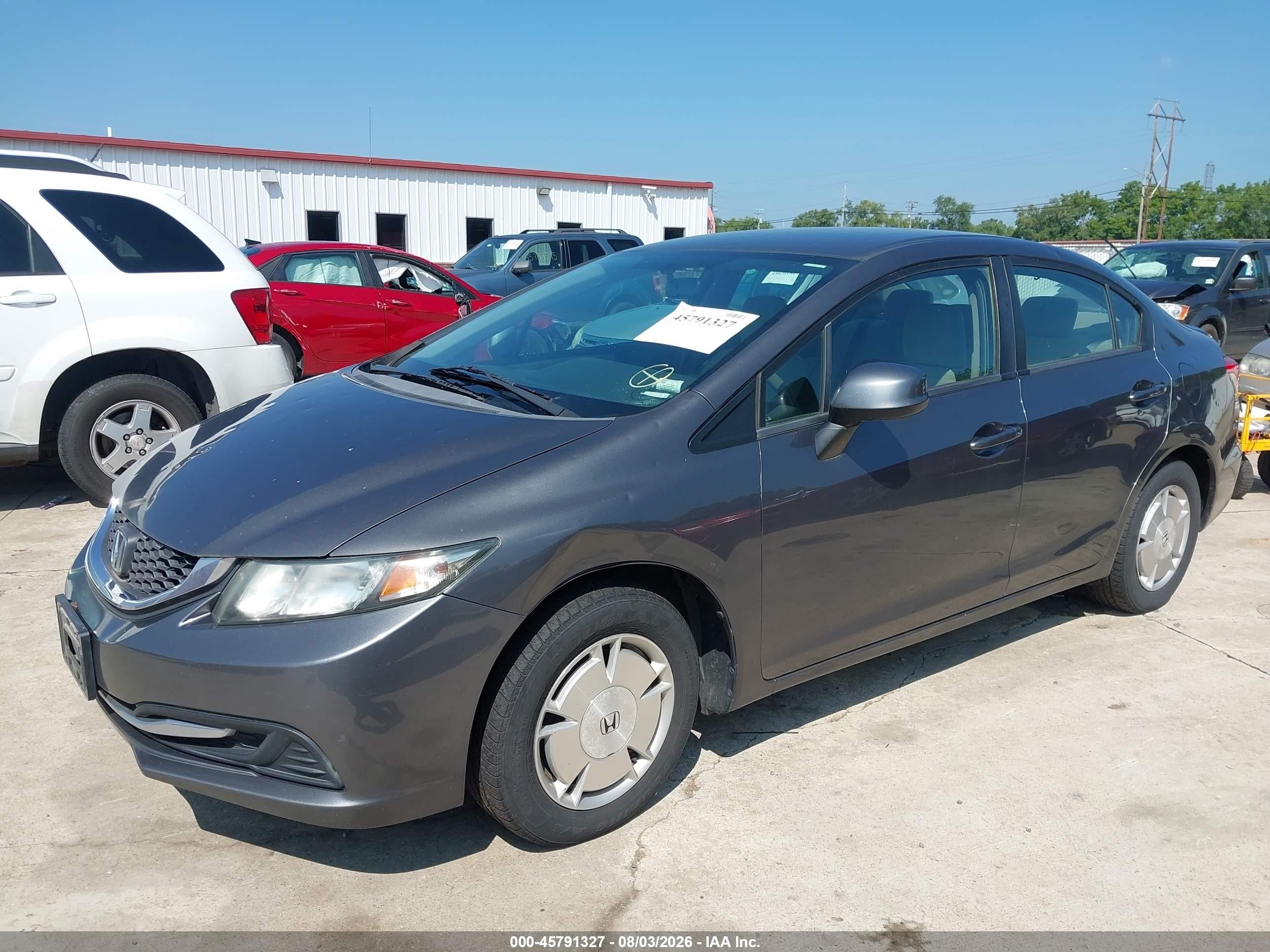 2013 Honda Civic Hf Серый vin: 2HGFB2F67DH593807