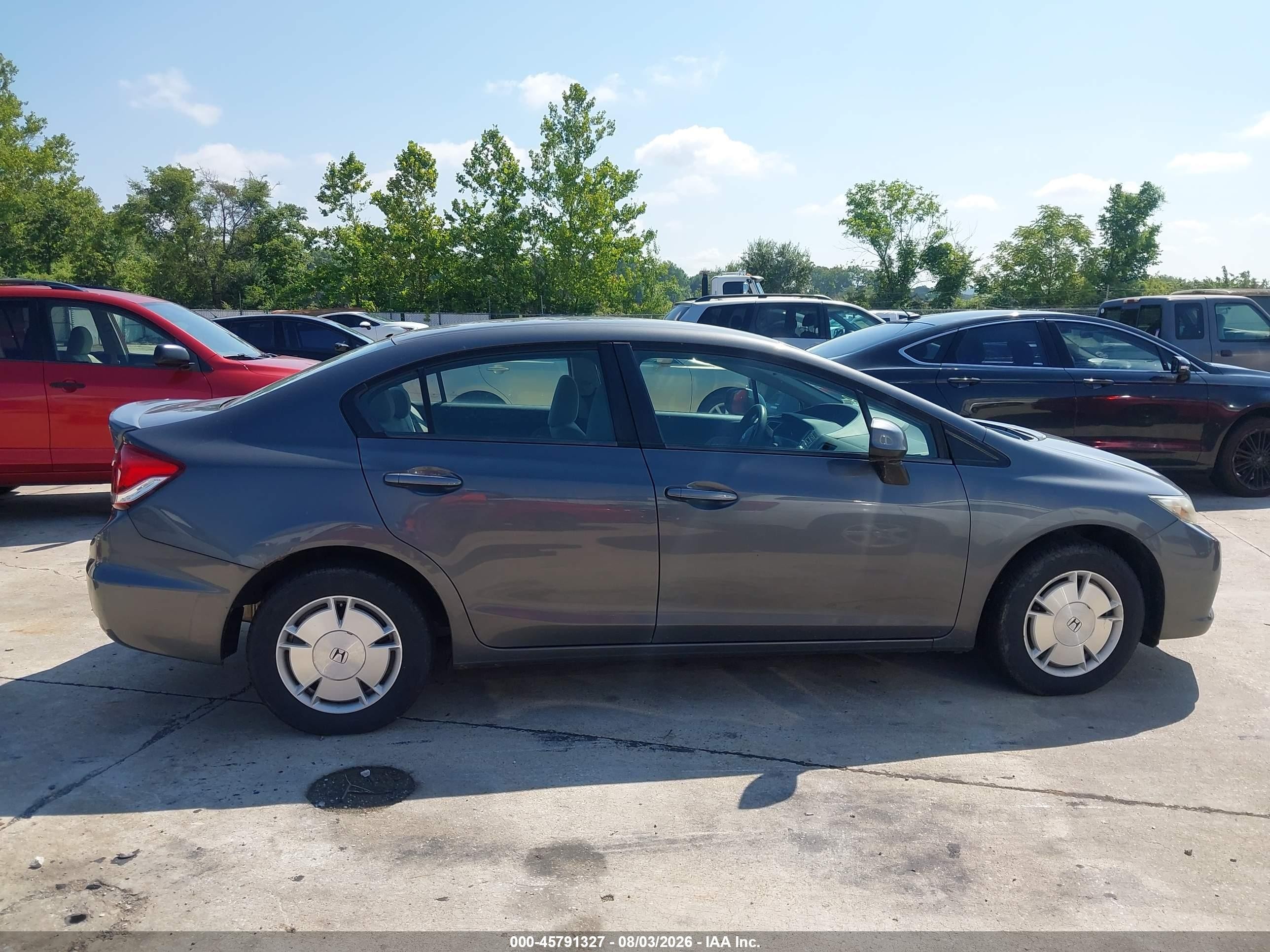 2013 Honda Civic Hf Серый vin: 2HGFB2F67DH593807