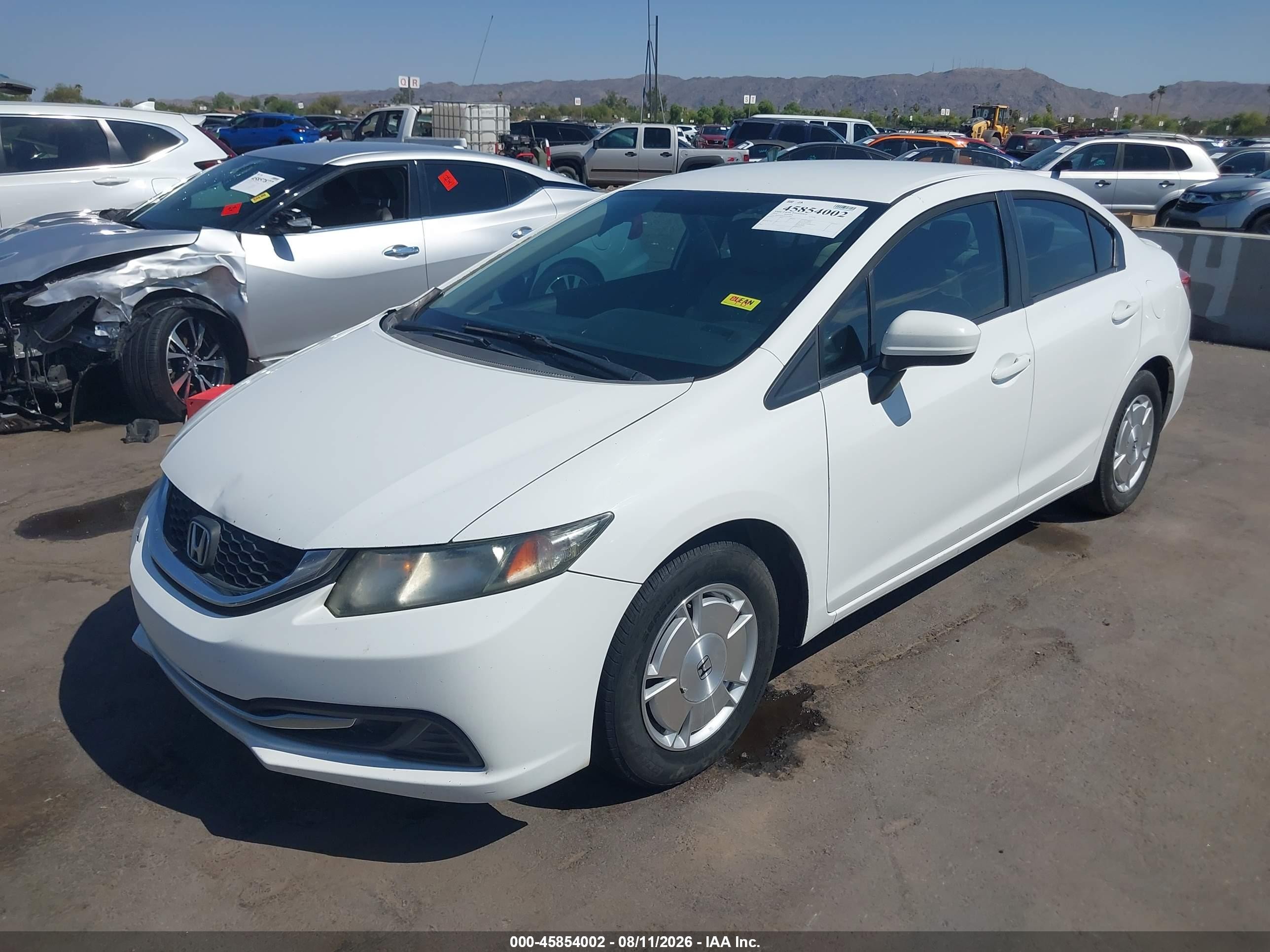 2014 Honda Civic Hf White vin: 2HGFB2F67EH519997