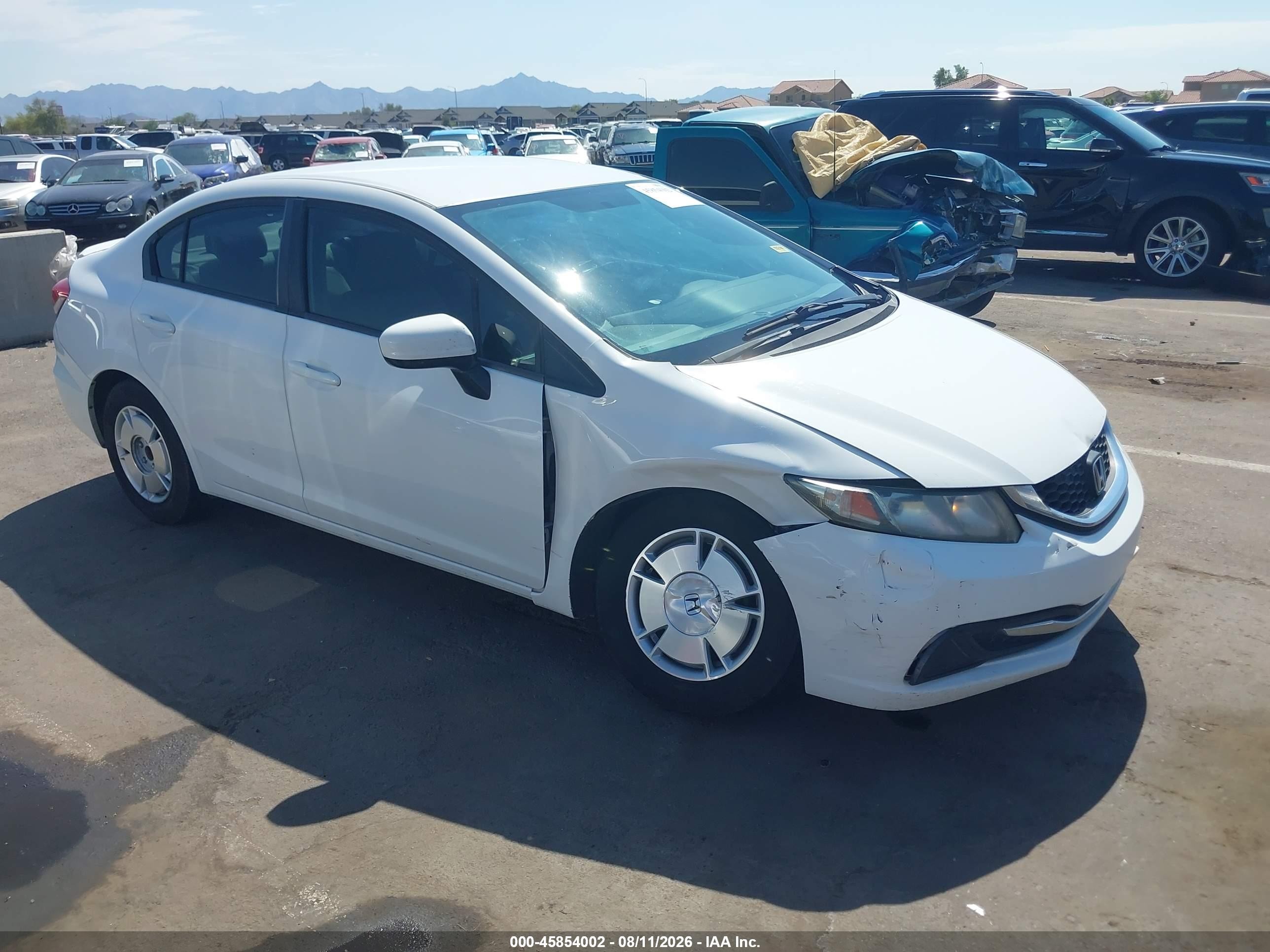 2014 Honda Civic Hf White vin: 2HGFB2F67EH519997
