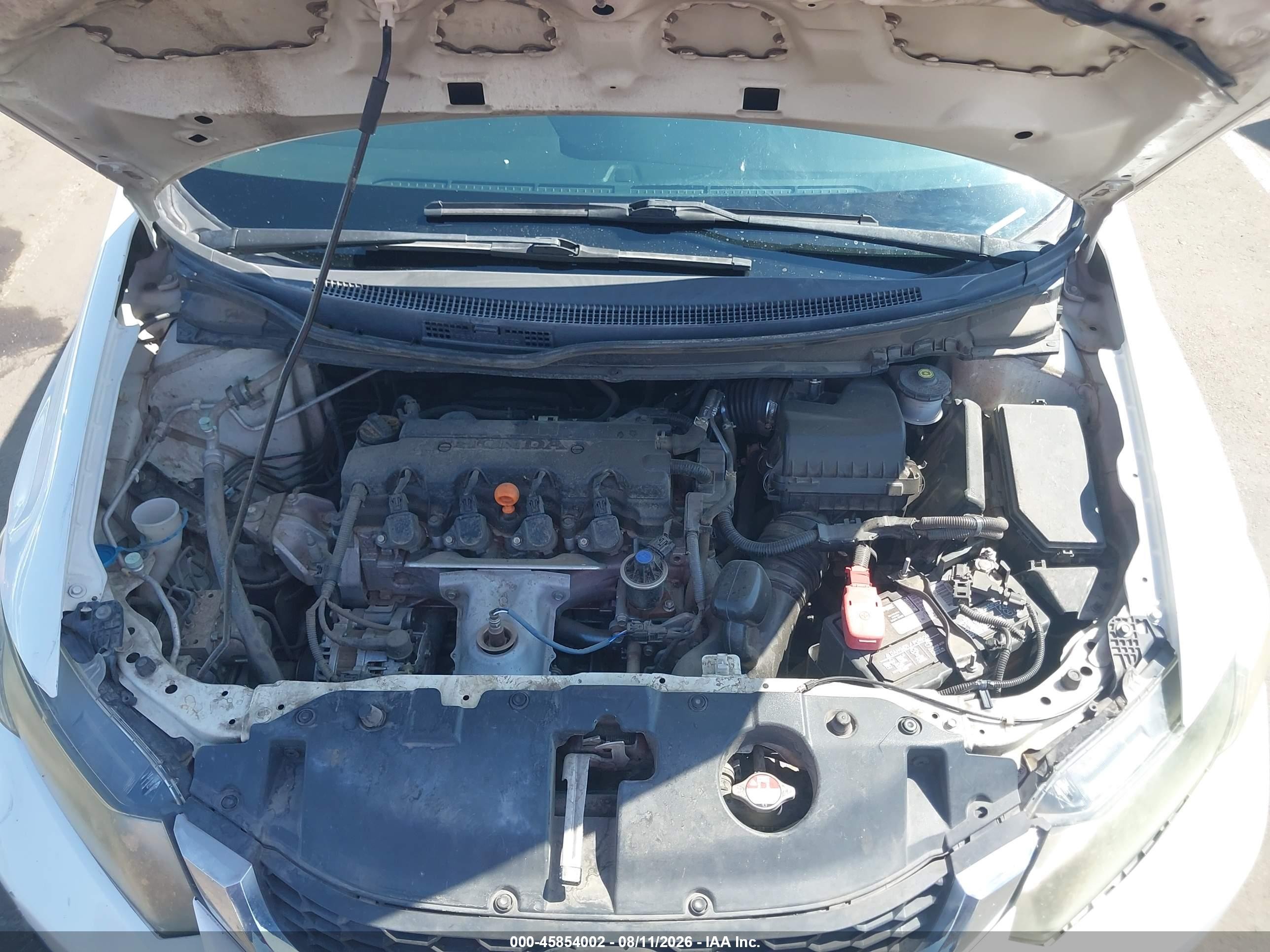 2014 Honda Civic Hf White vin: 2HGFB2F67EH519997