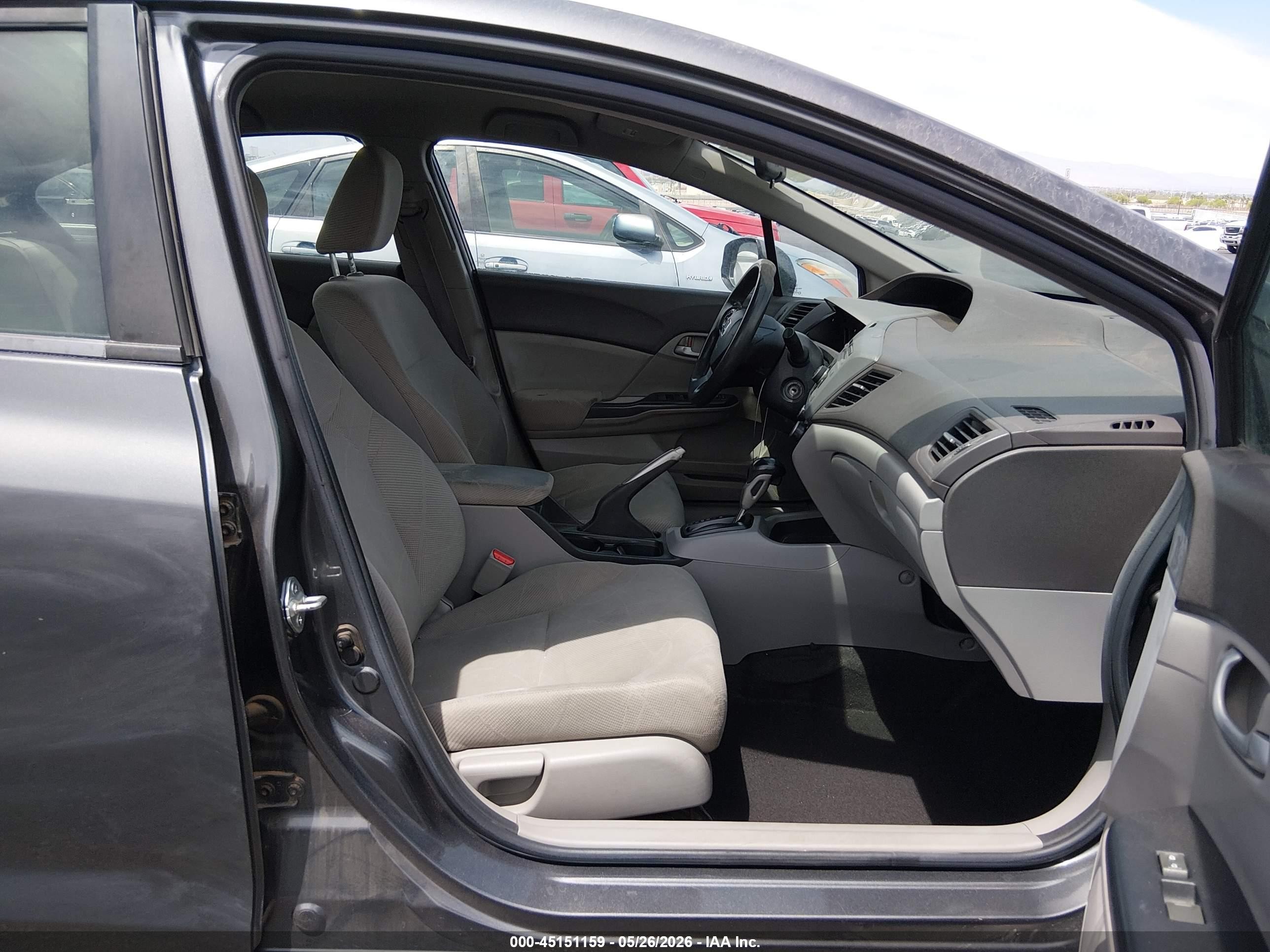 2012 Honda Civic Hf Gray vin: 2HGFB2F68CH517849