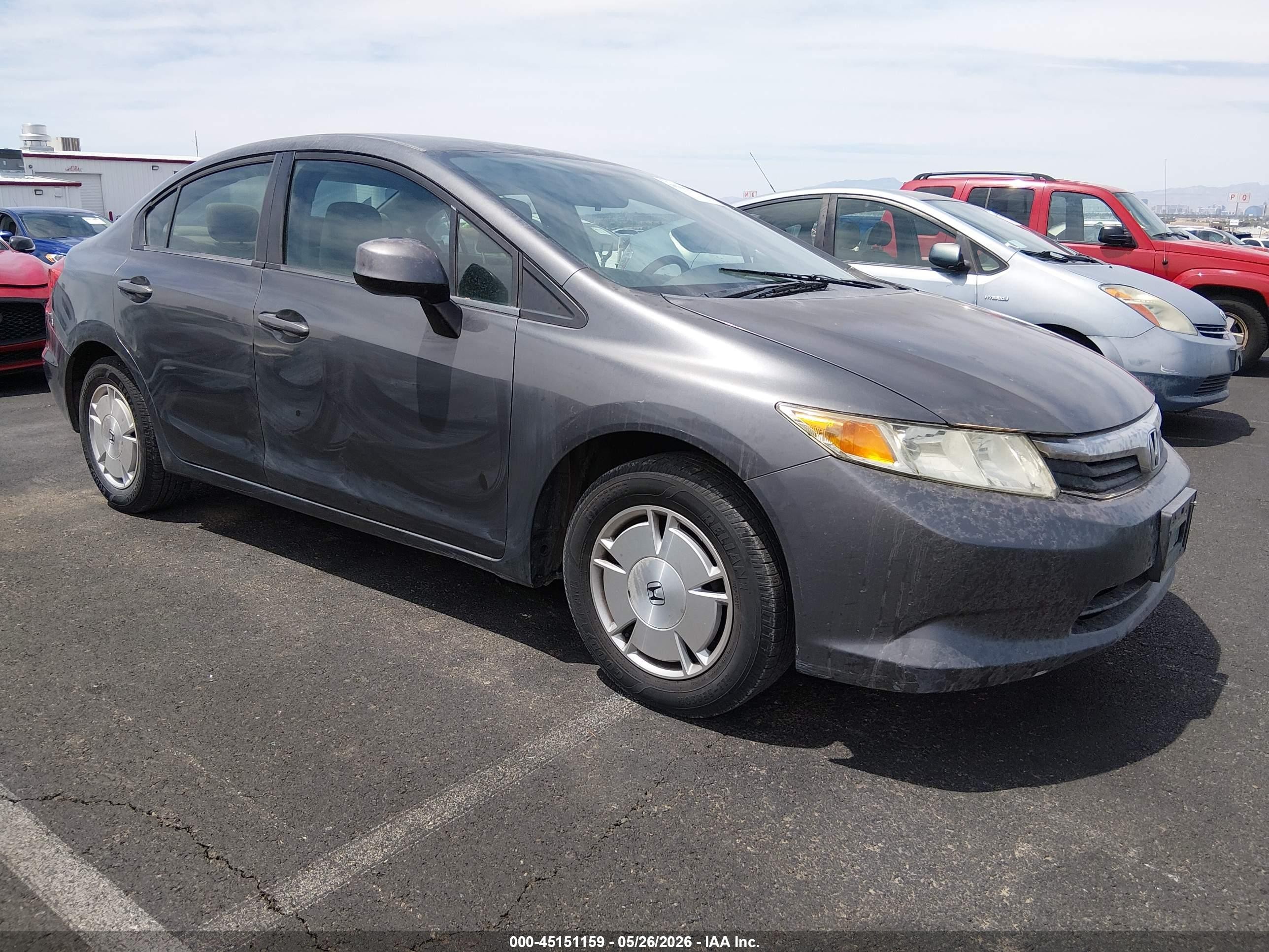 2012 Honda Civic Hf Gray vin: 2HGFB2F68CH517849