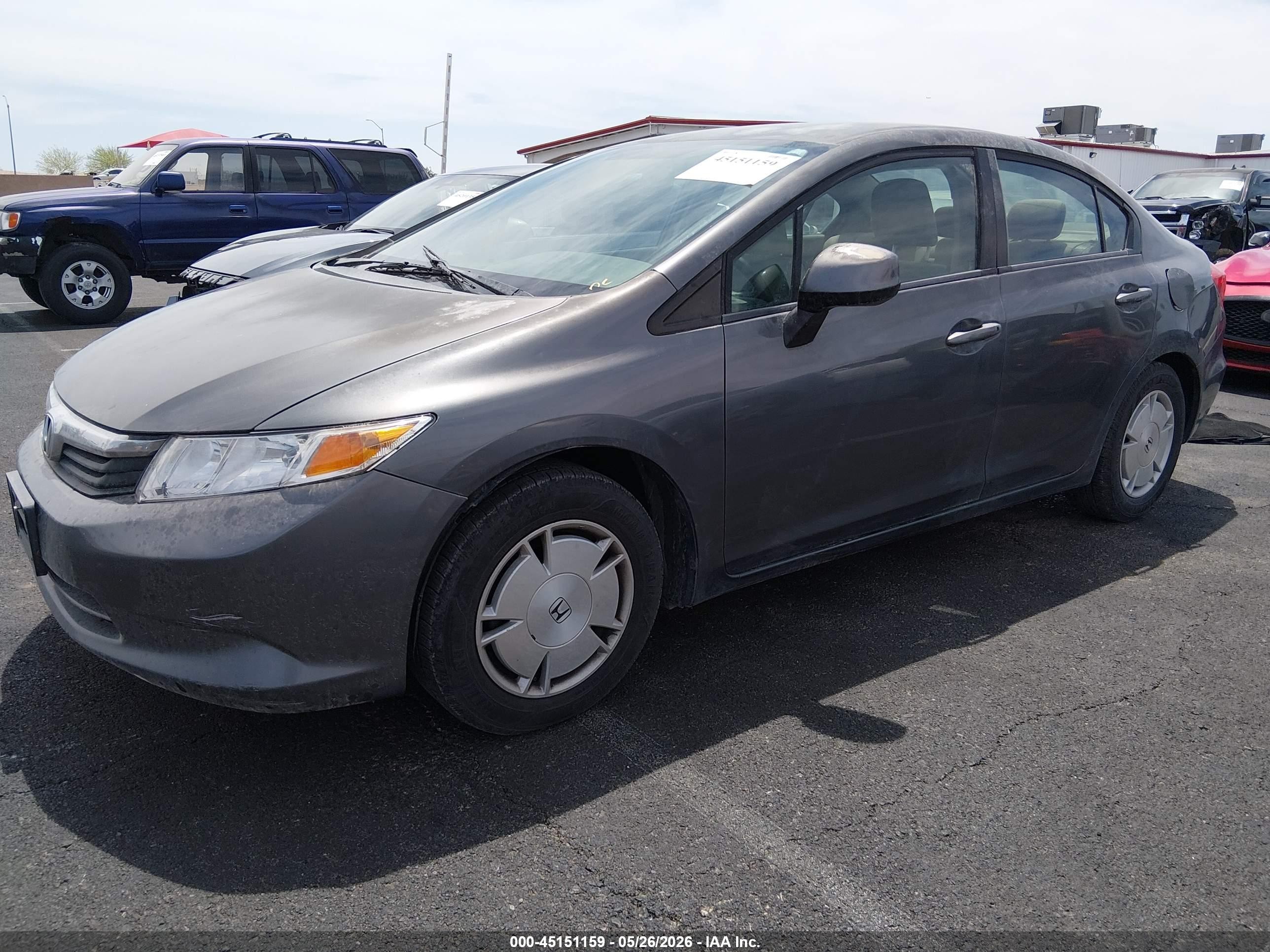 2012 Honda Civic Hf Gray vin: 2HGFB2F68CH517849