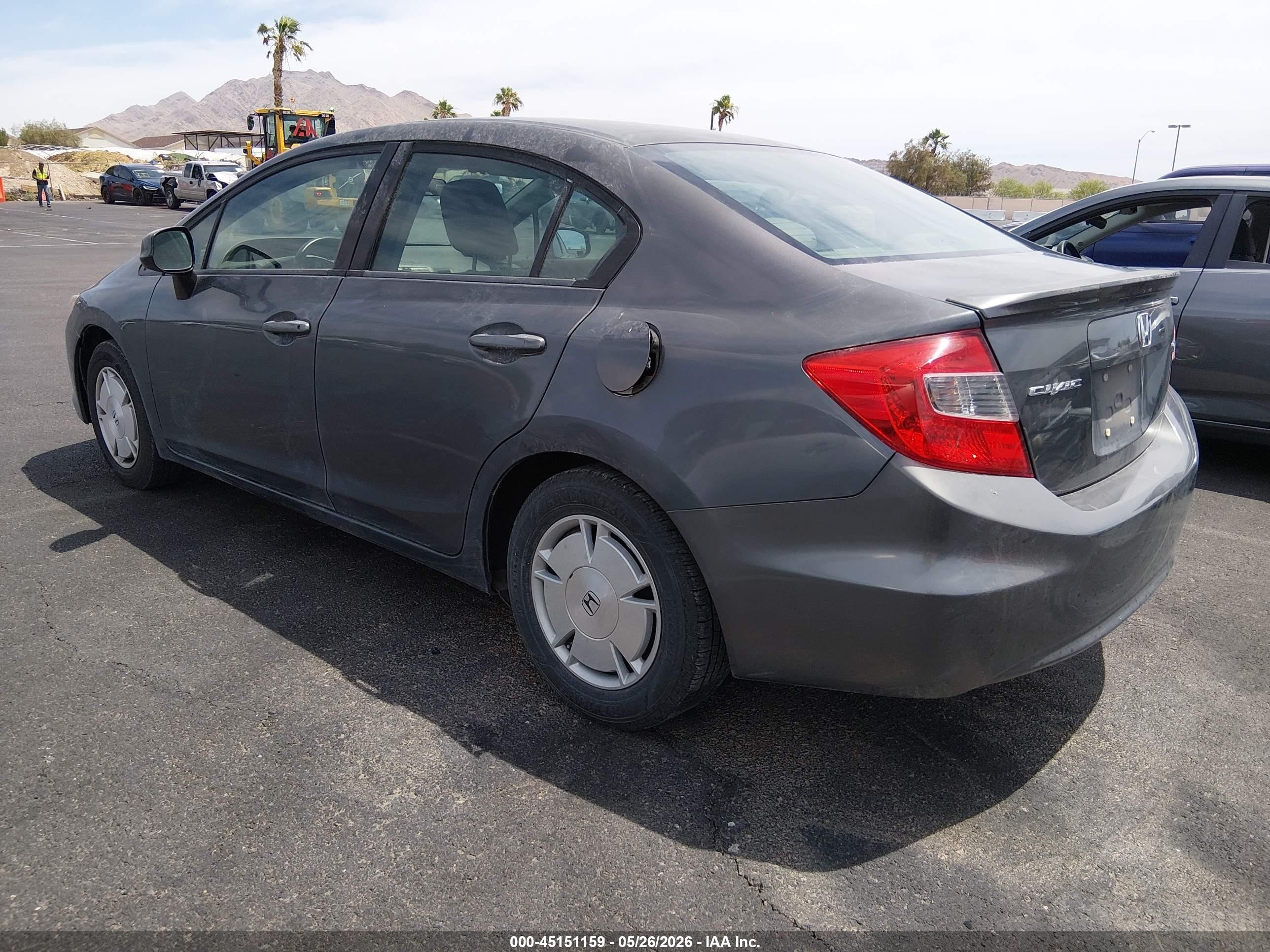 2012 Honda Civic Hf Gray vin: 2HGFB2F68CH517849