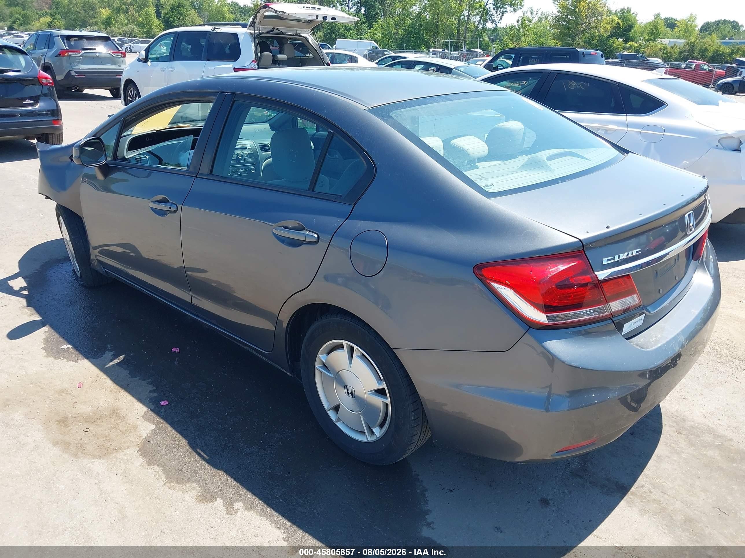 2013 Honda Civic Hf Gray vin: 2HGFB2F68DH529775