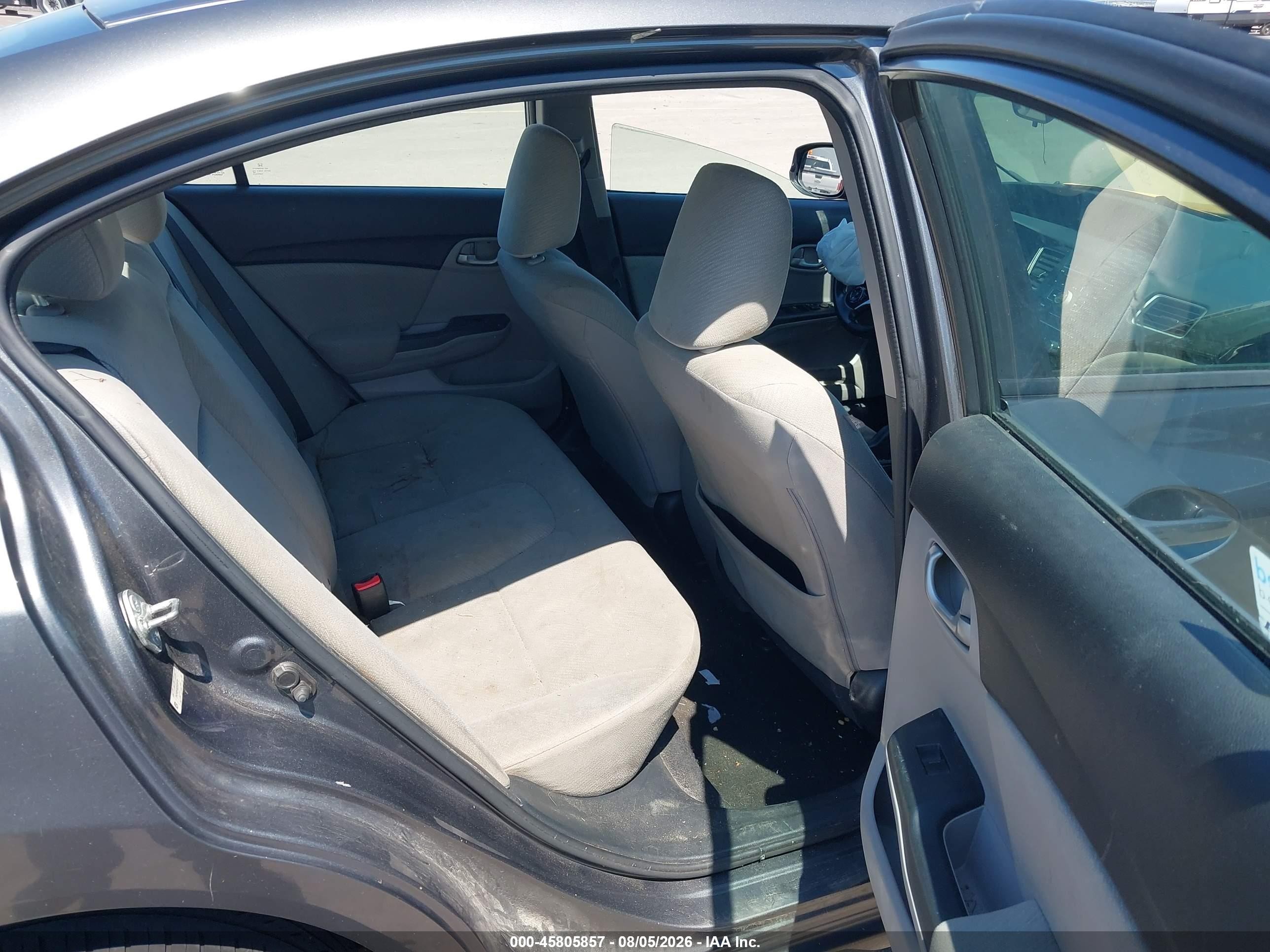 2013 Honda Civic Hf Gray vin: 2HGFB2F68DH529775