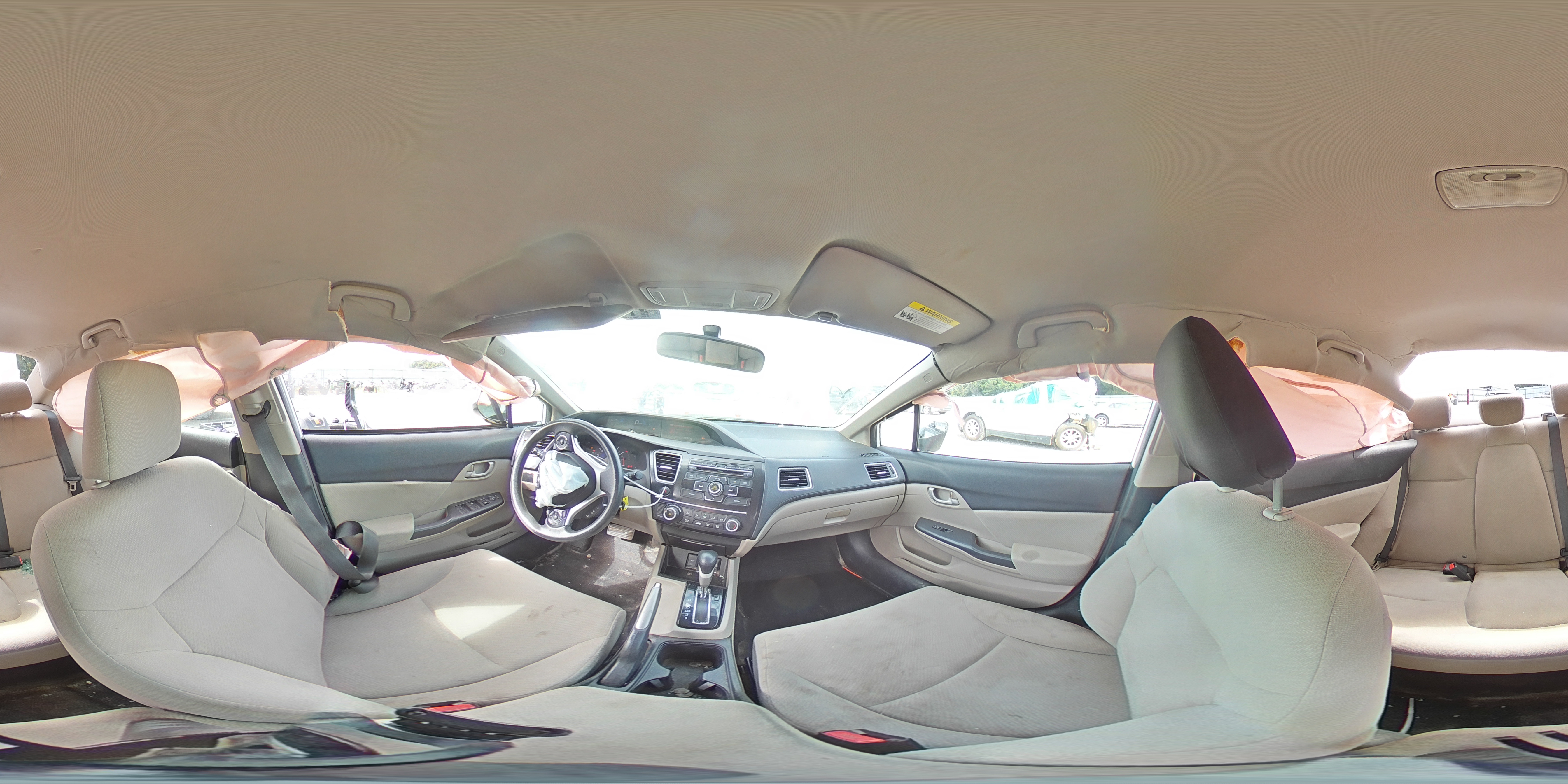 2013 Honda Civic Hf White vin: 2HGFB2F68DH547970