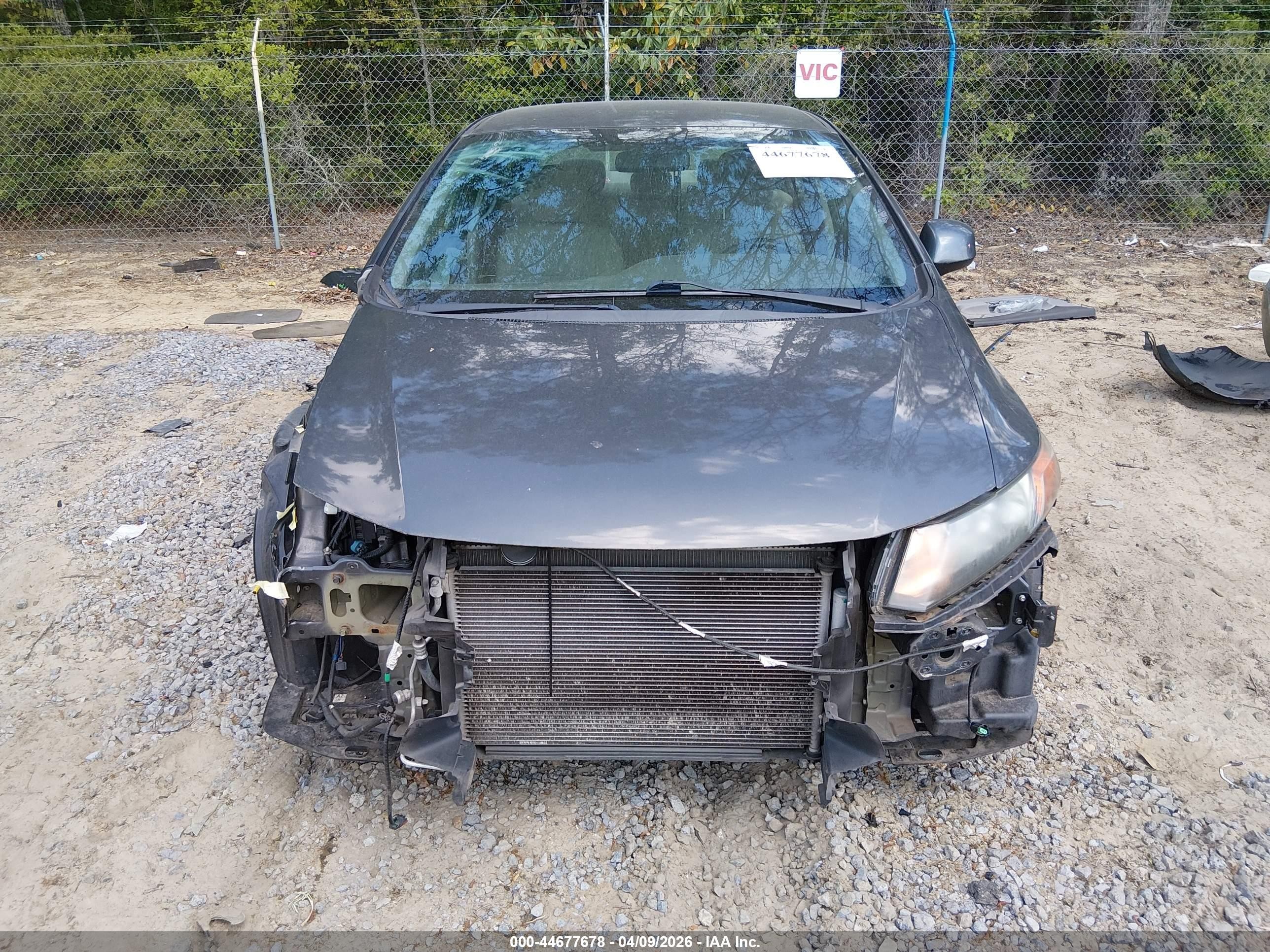2012 Honda Civic Hf Gray vin: 2HGFB2F69CH555770