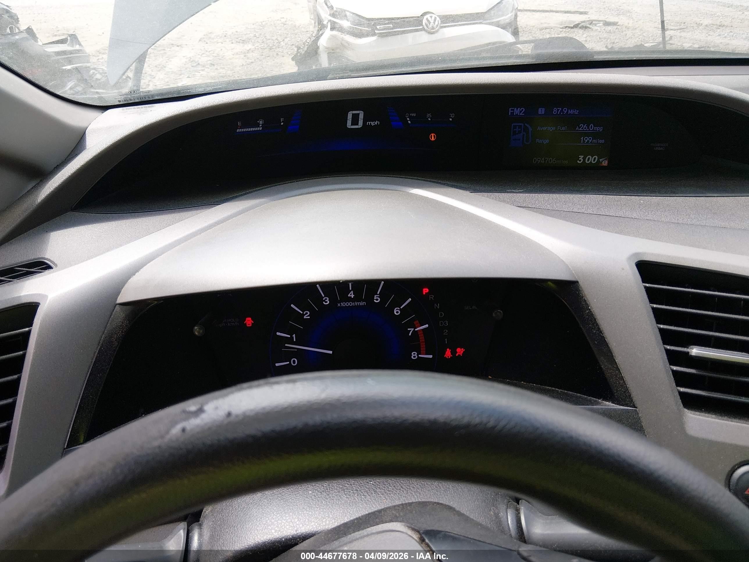 2012 Honda Civic Hf Gray vin: 2HGFB2F69CH555770