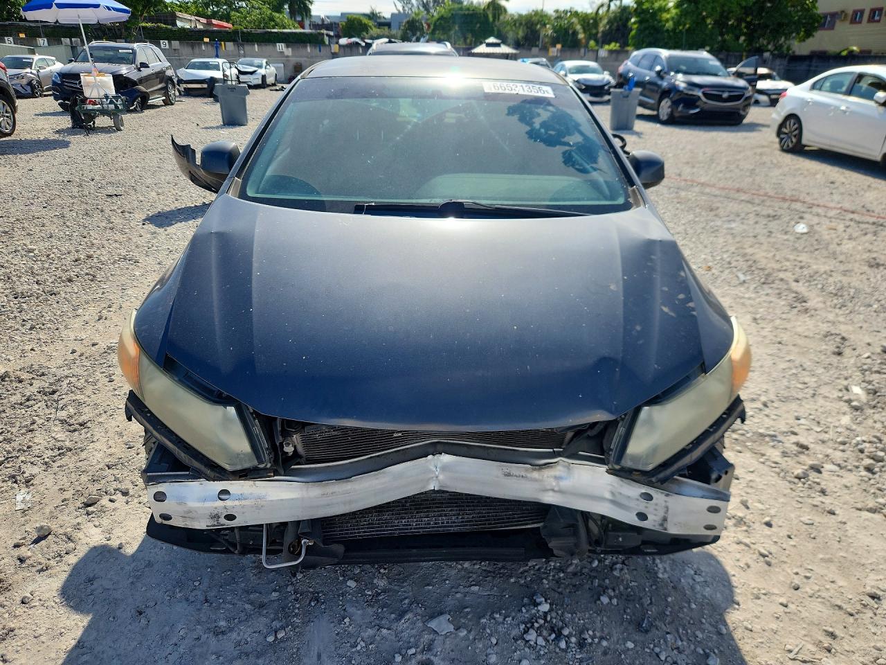2013 Honda Civic Hf Серый vin: 2HGFB2F69DH528537