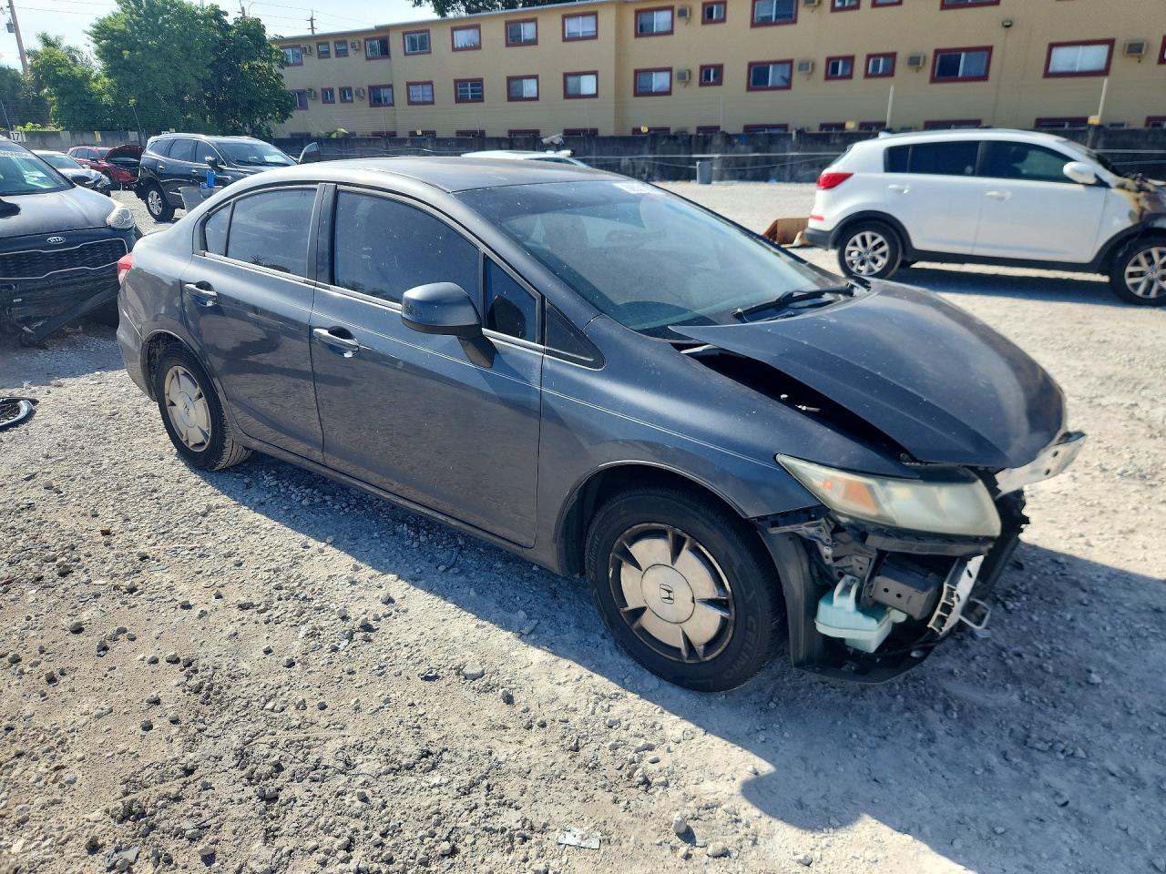 2013 Honda Civic Hf Серый vin: 2HGFB2F69DH528537