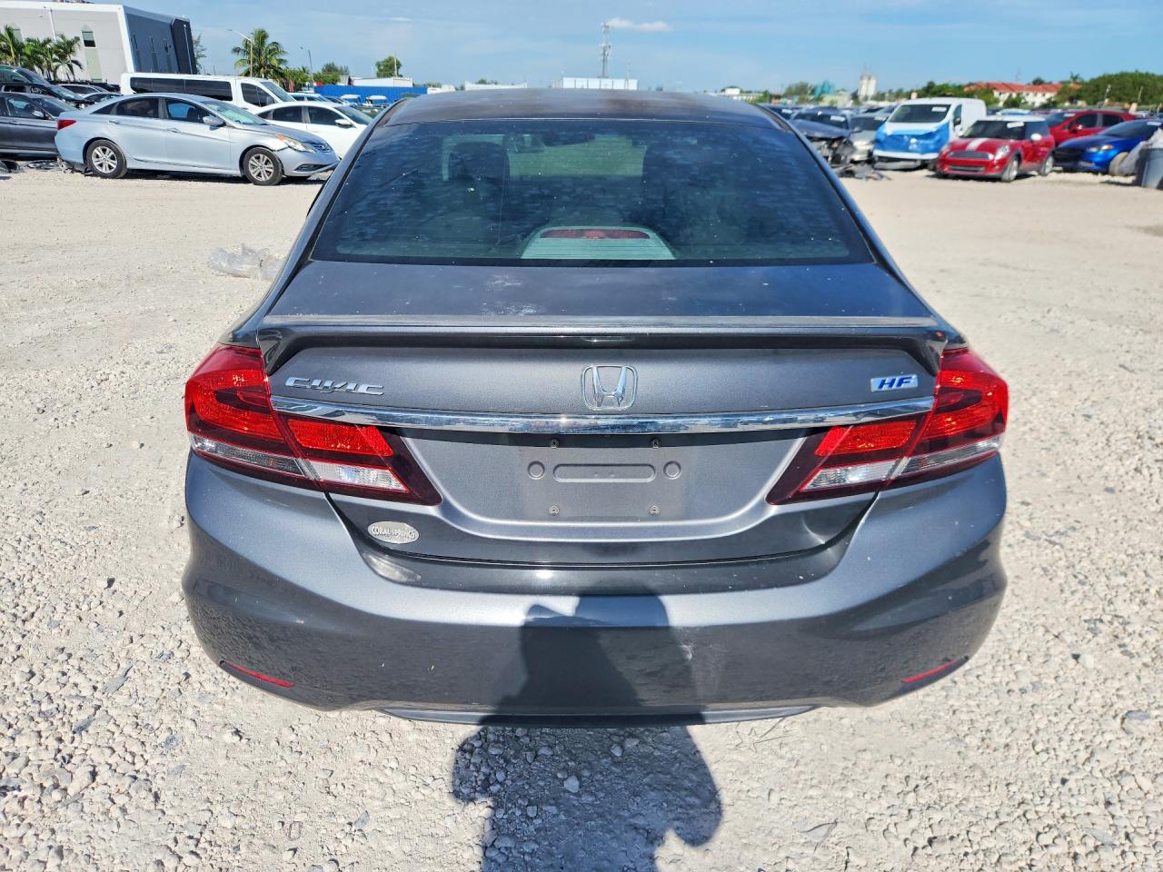 2013 Honda Civic Hf Серый vin: 2HGFB2F69DH528537