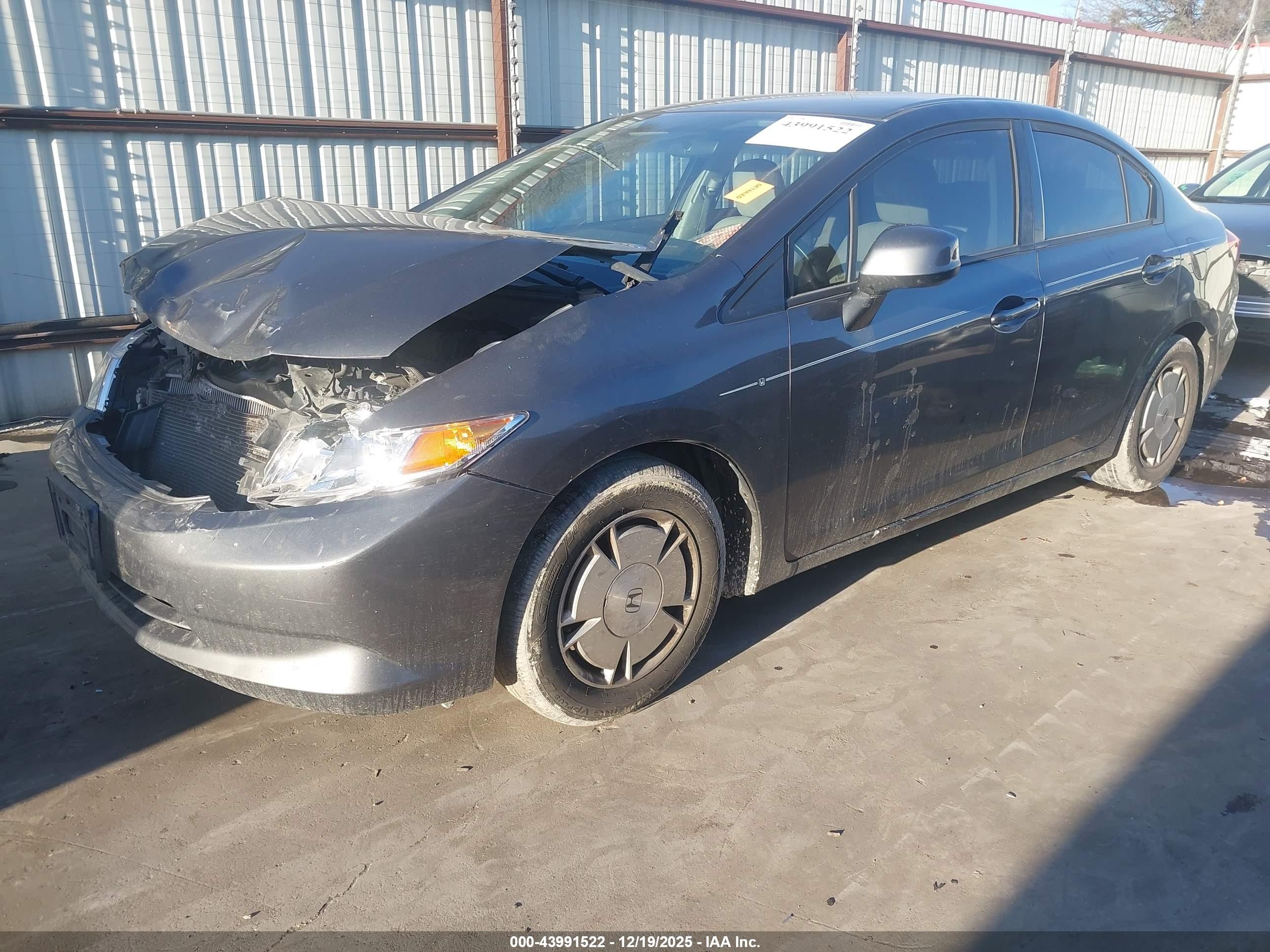 2012 Honda Civic Hf Gray vin: 2HGFB2F6XCH329107