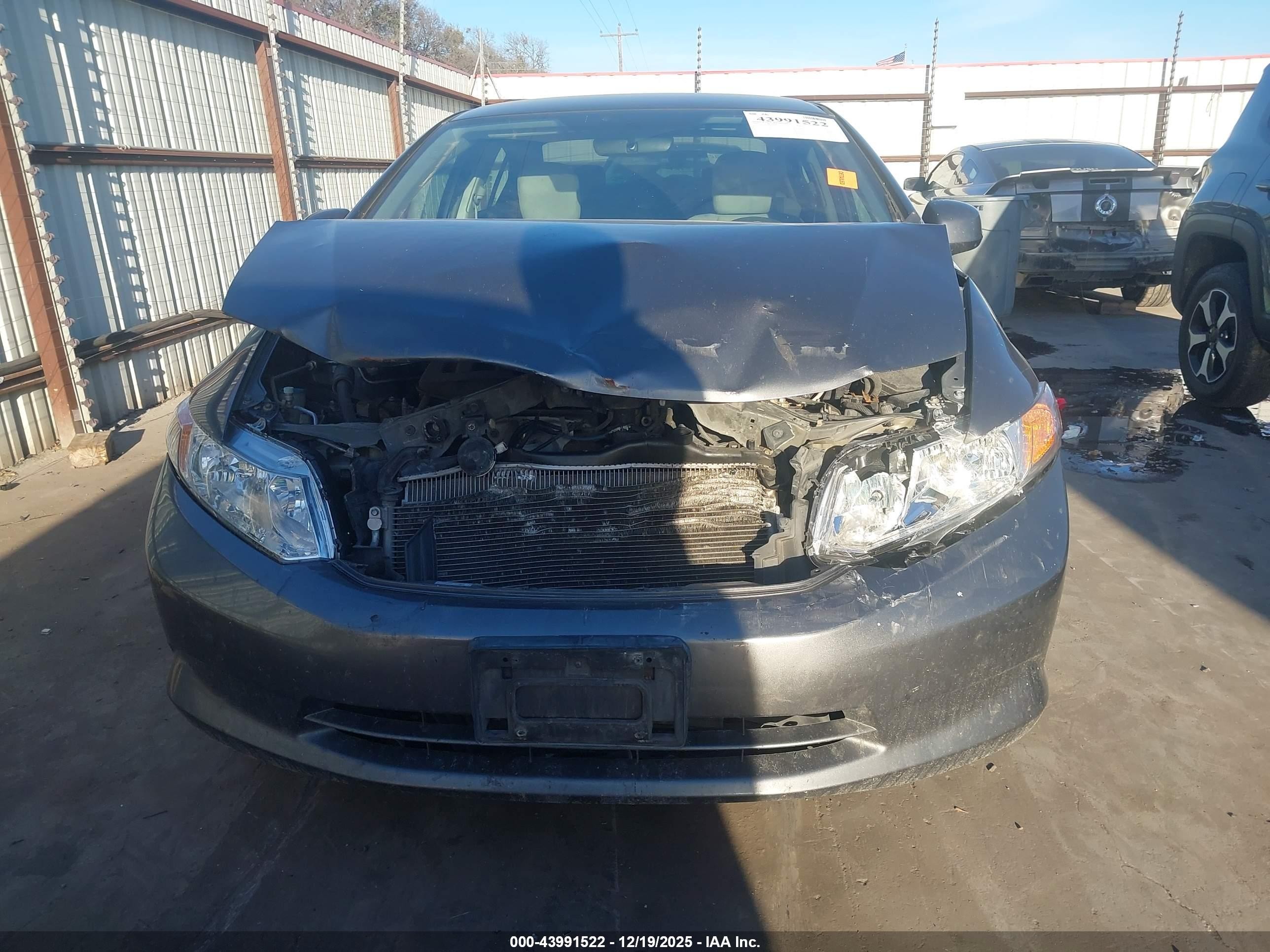 2012 Honda Civic Hf Gray vin: 2HGFB2F6XCH329107