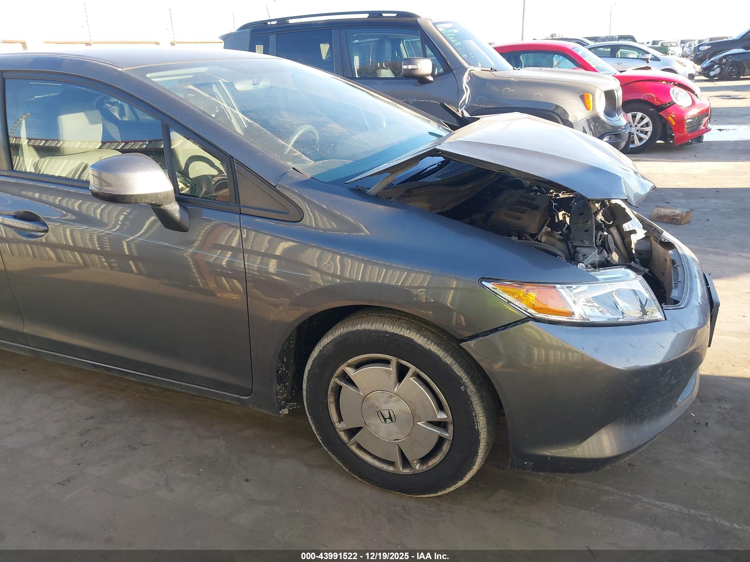 2012 Honda Civic Hf Gray vin: 2HGFB2F6XCH329107