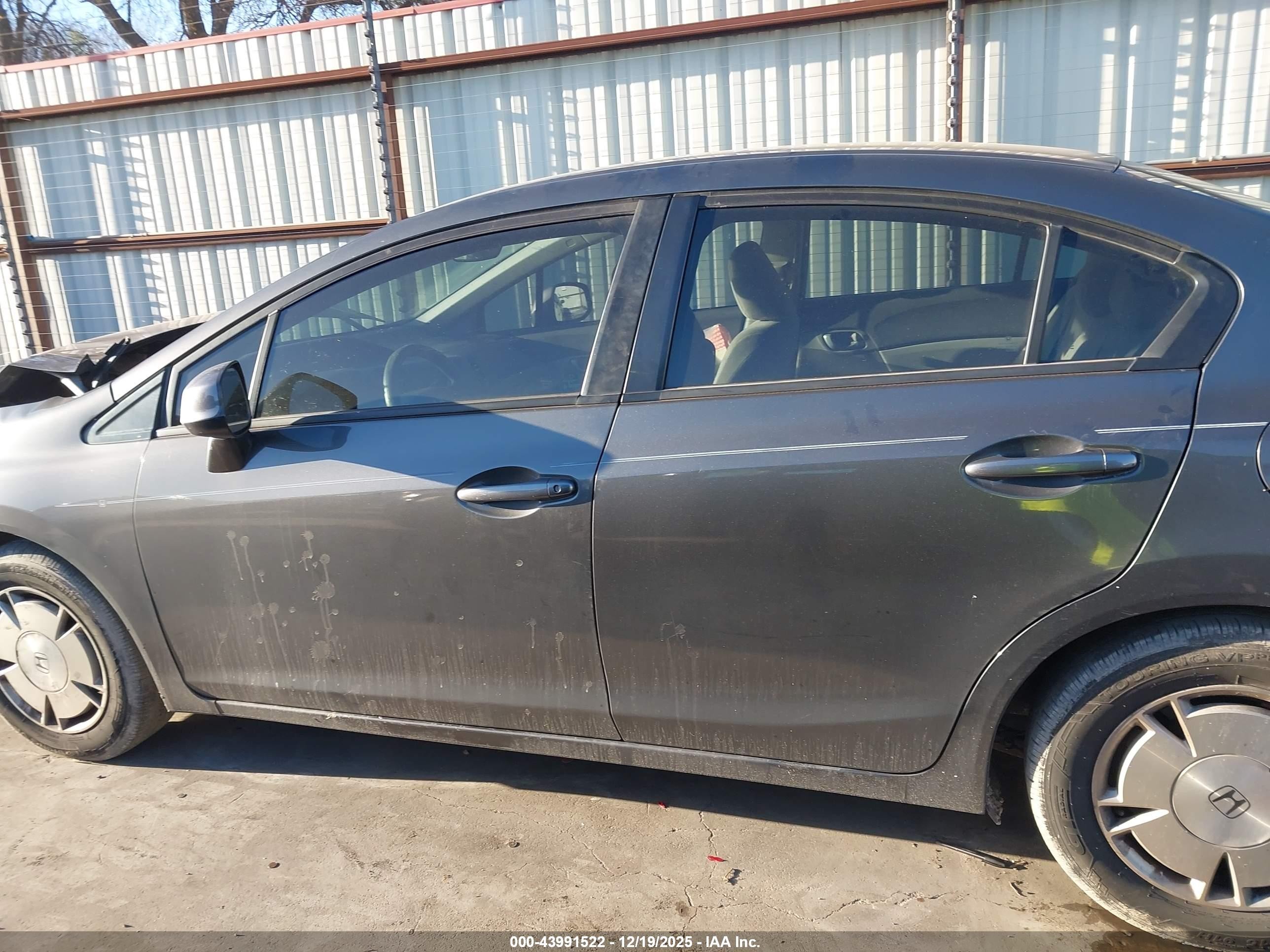 2012 Honda Civic Hf Gray vin: 2HGFB2F6XCH329107