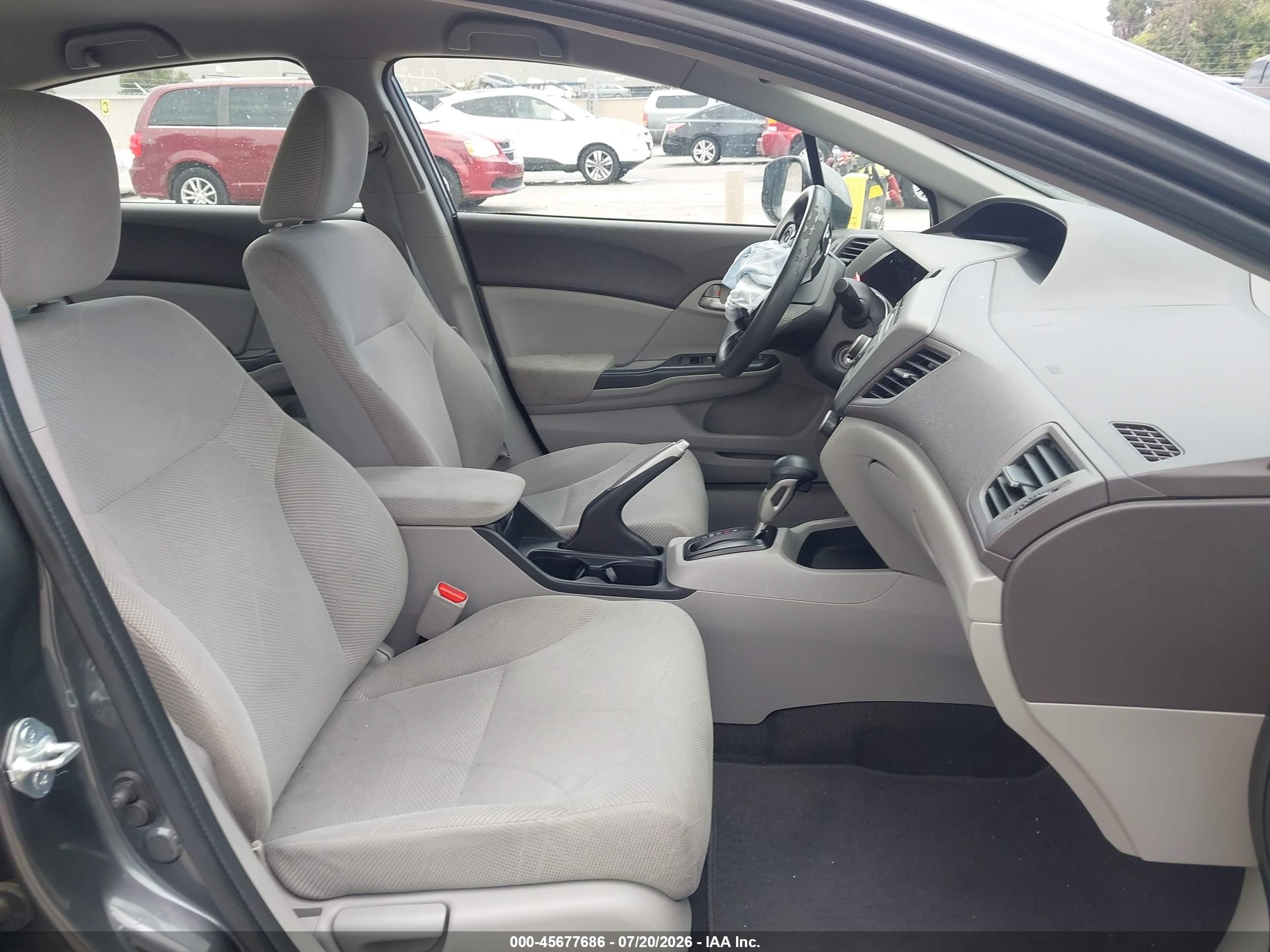 2012 Honda Civic Hf Gray vin: 2HGFB2F6XCH517934