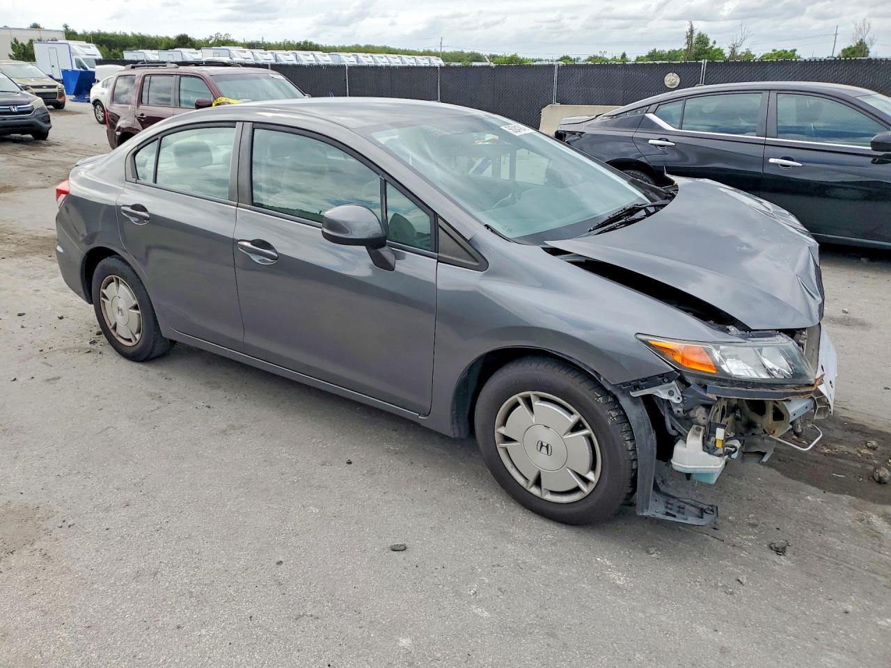 2013 Honda Civic Hf Gray vin: 2HGFB2F6XDH531690