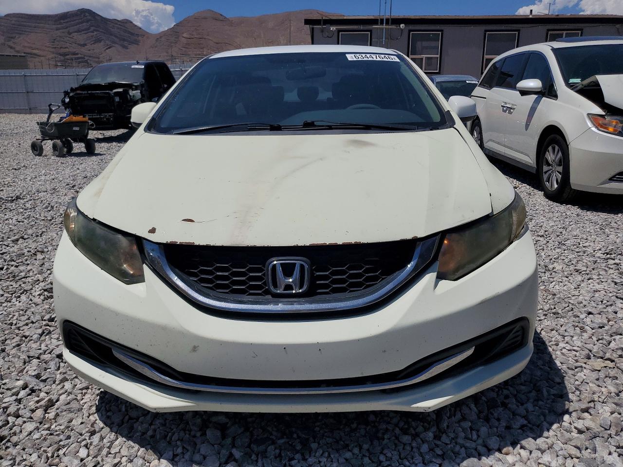 2013 Honda Civic Hf White vin: 2HGFB2F6XDH538350