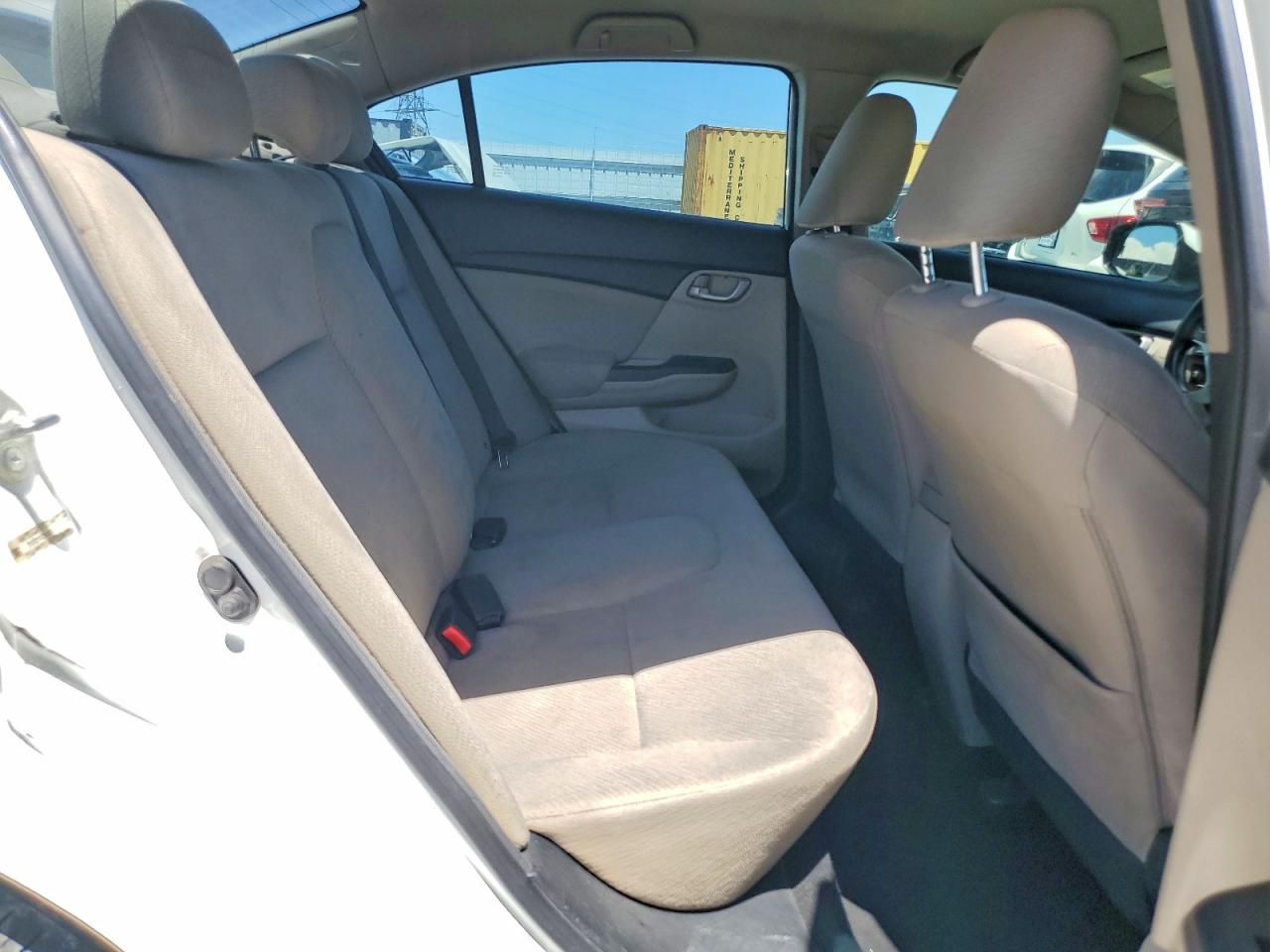 2013 Honda Civic Hf White vin: 2HGFB2F6XDH538350