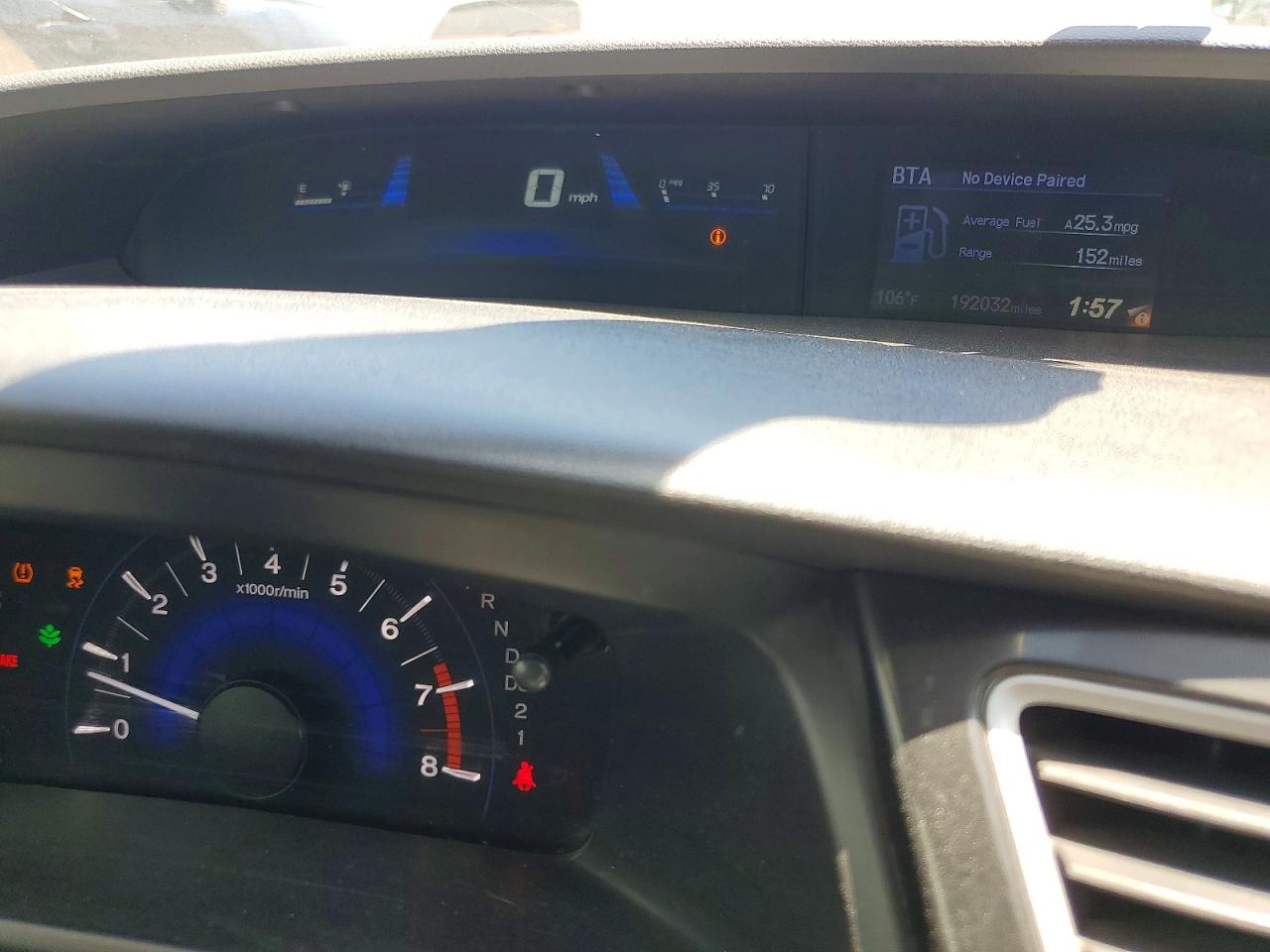 2013 Honda Civic Hf White vin: 2HGFB2F6XDH538350