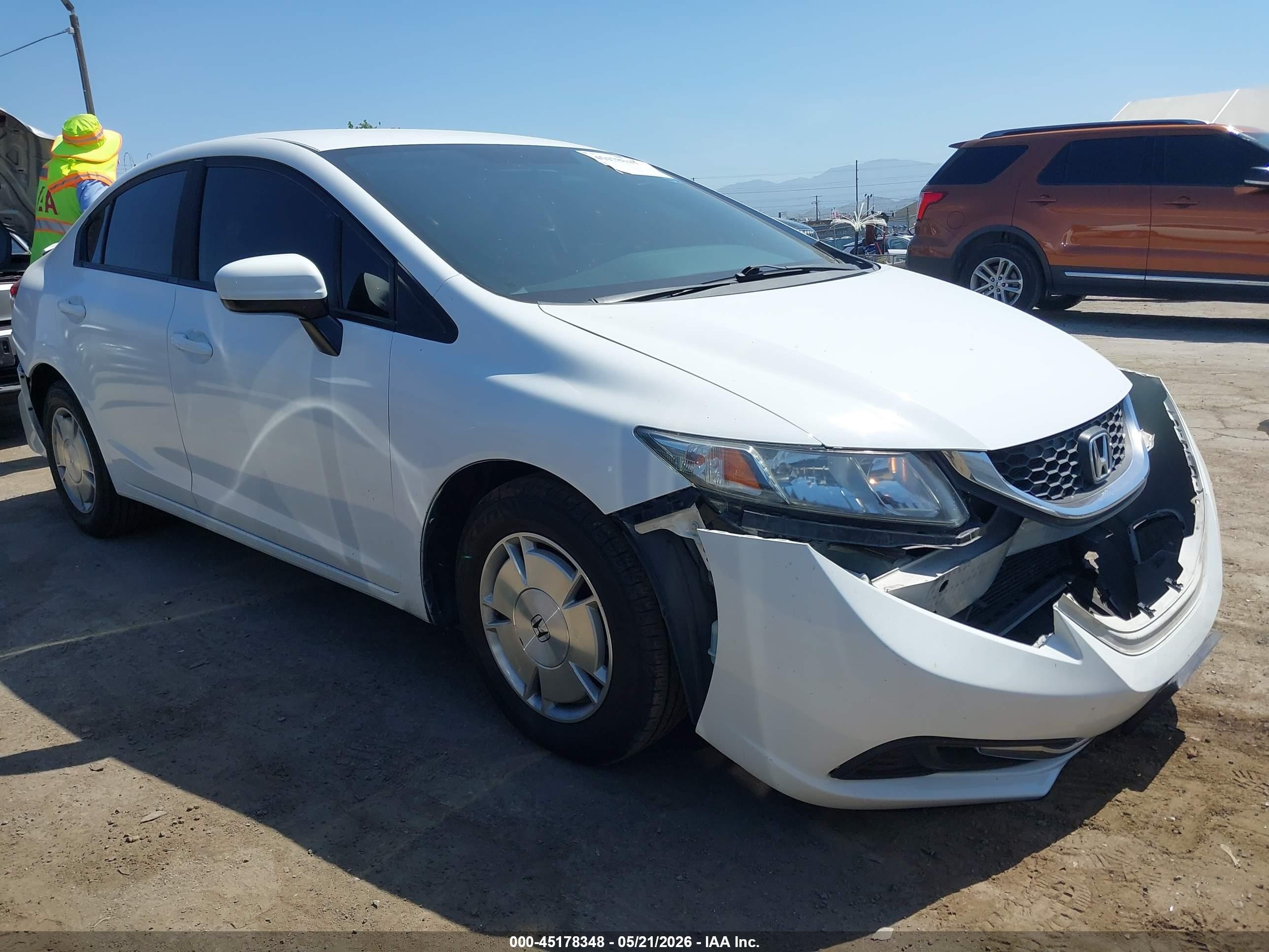 2014 Honda Civic Hf Белый vin: 2HGFB2F6XEH526071