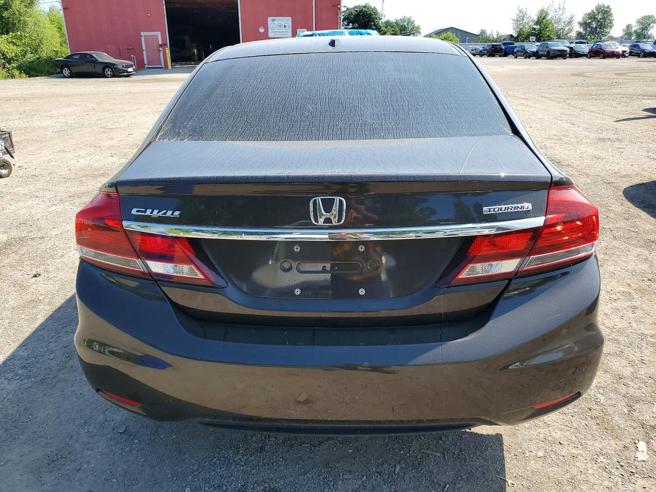 2013 Honda Civic Touring Gray vin: 2HGFB2F70DH021695